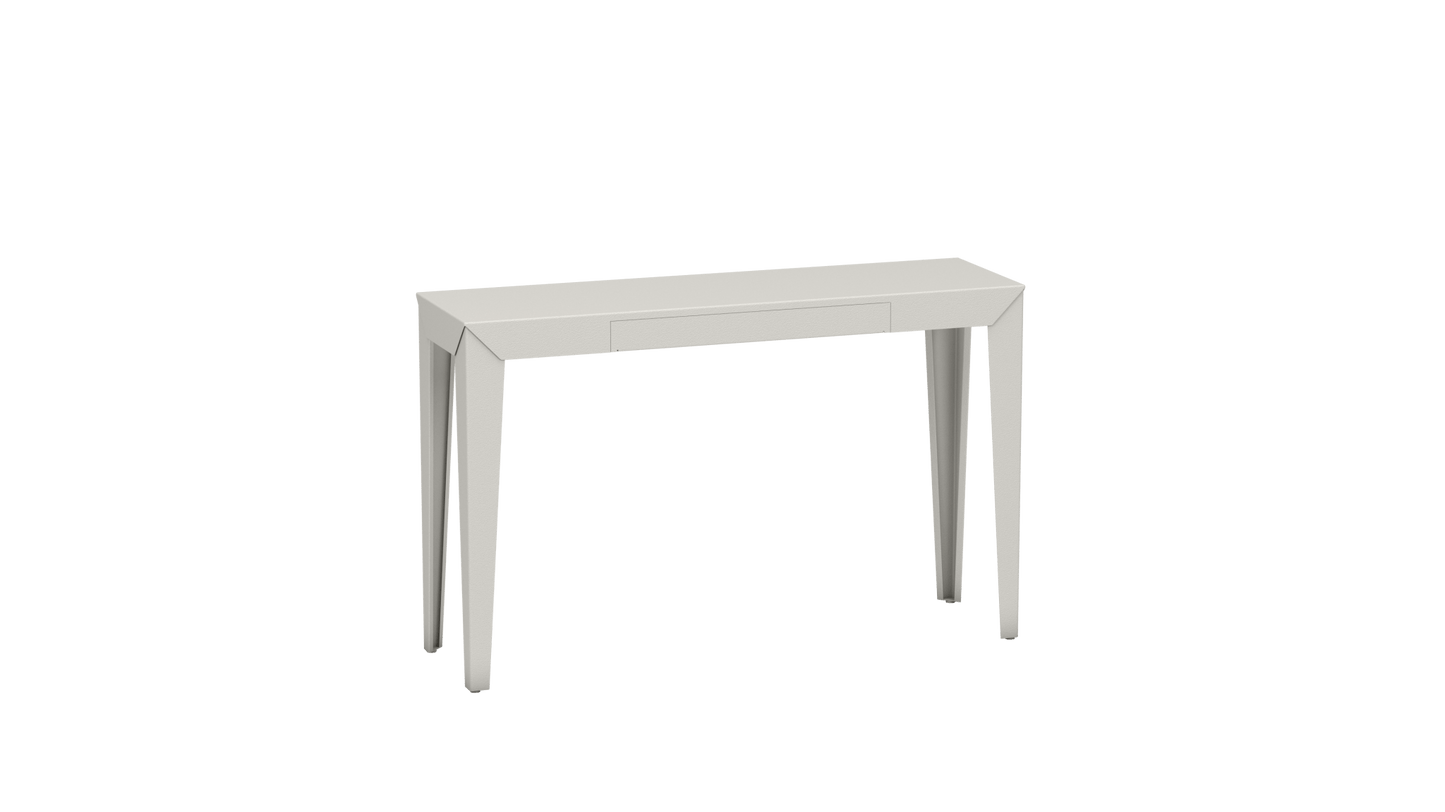 Console rectangulaire en métal avec tiroir 120cm Zef - MATIERE GRISE - La Maison MilanaiseCraie 023Fuselés