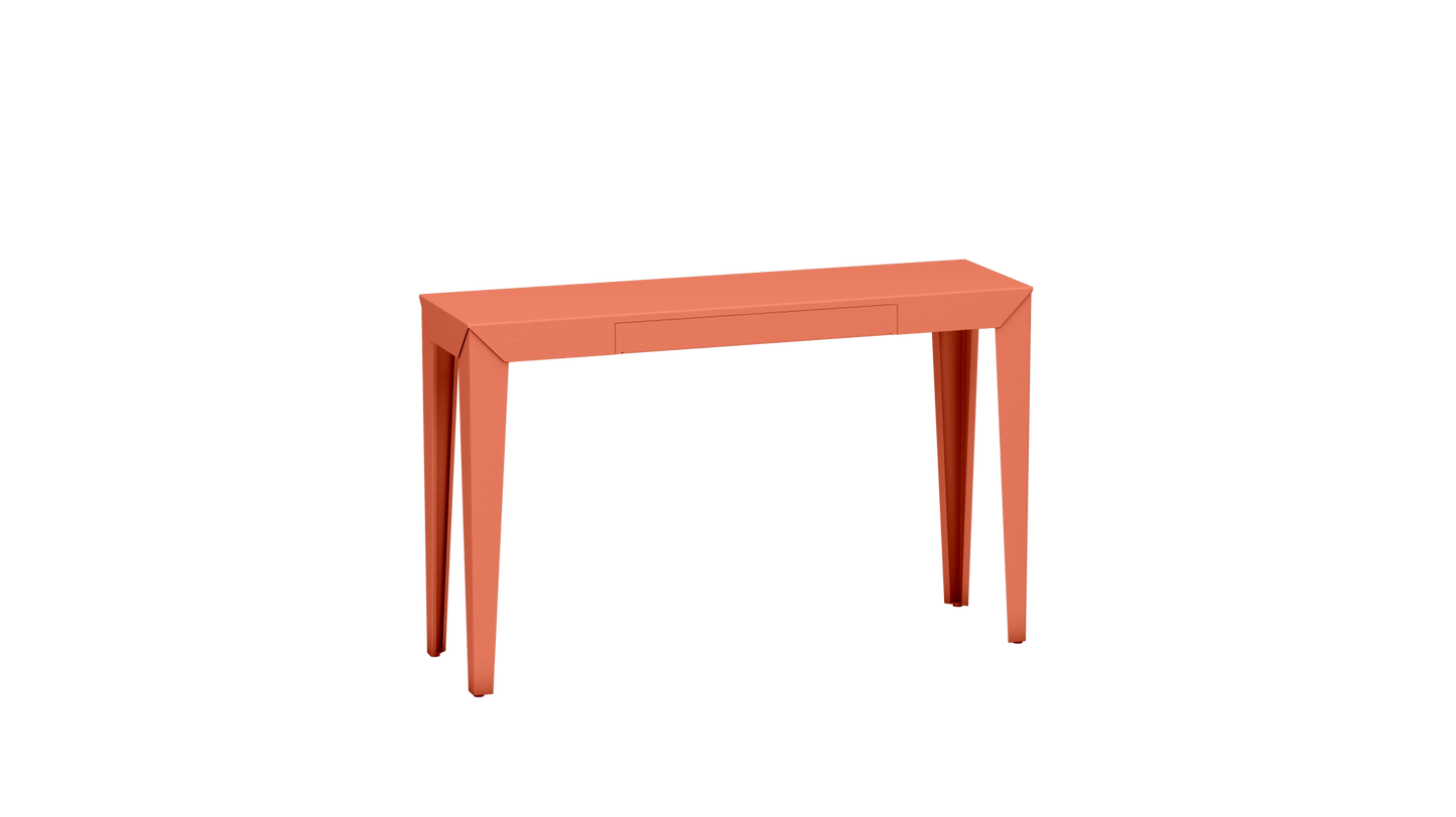 Console rectangulaire en métal avec tiroir 120cm Zef - MATIERE GRISE - La Maison MilanaiseOrange givré 144Fuselés