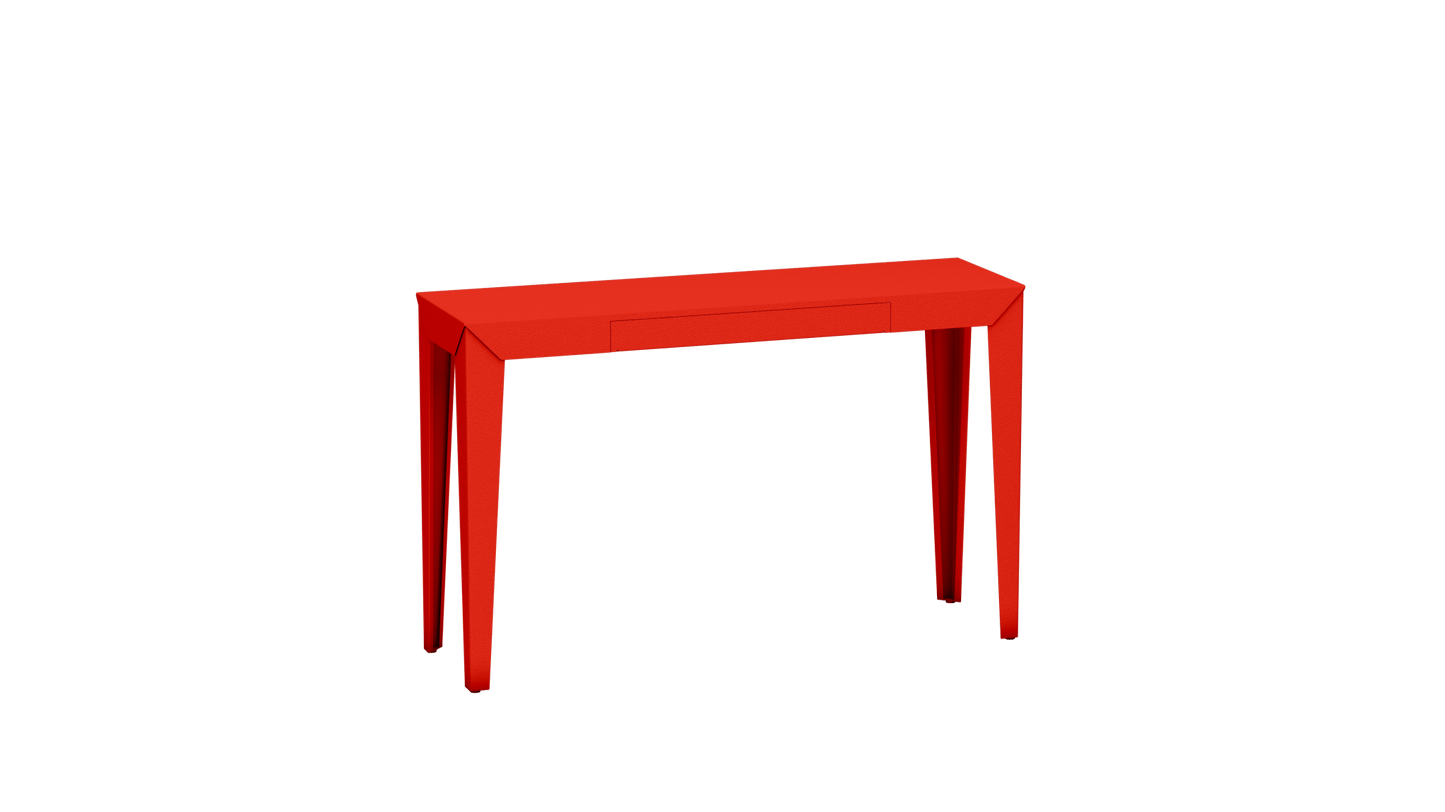 Console rectangulaire en métal avec tiroir 120cm Zef - MATIERE GRISE - La Maison MilanaiseCorail 032Fuselés