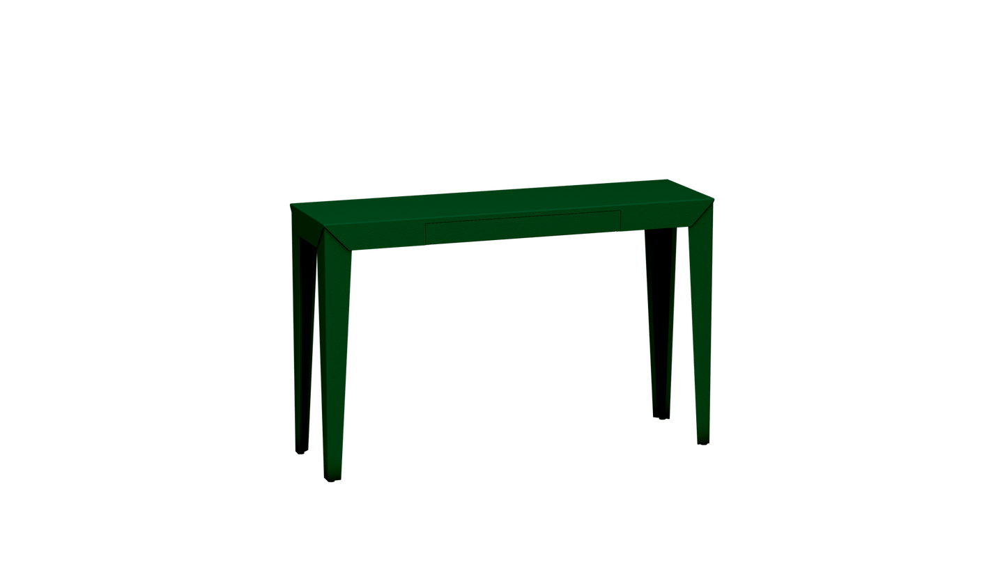 Console rectangulaire en métal avec tiroir 120cm Zef - MATIERE GRISE - La Maison MilanaiseCanopée 124Fuselés