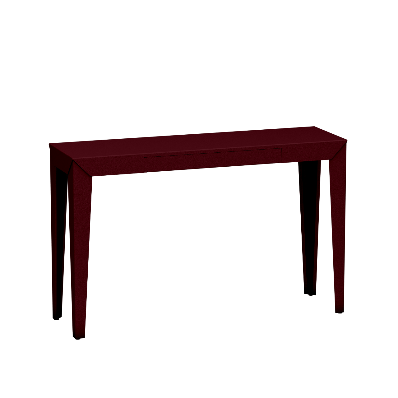 Console rectangulaire en métal avec tiroir 120cm Zef - MATIERE GRISE - La Maison MilanaiseBourgogne 153Fuselés