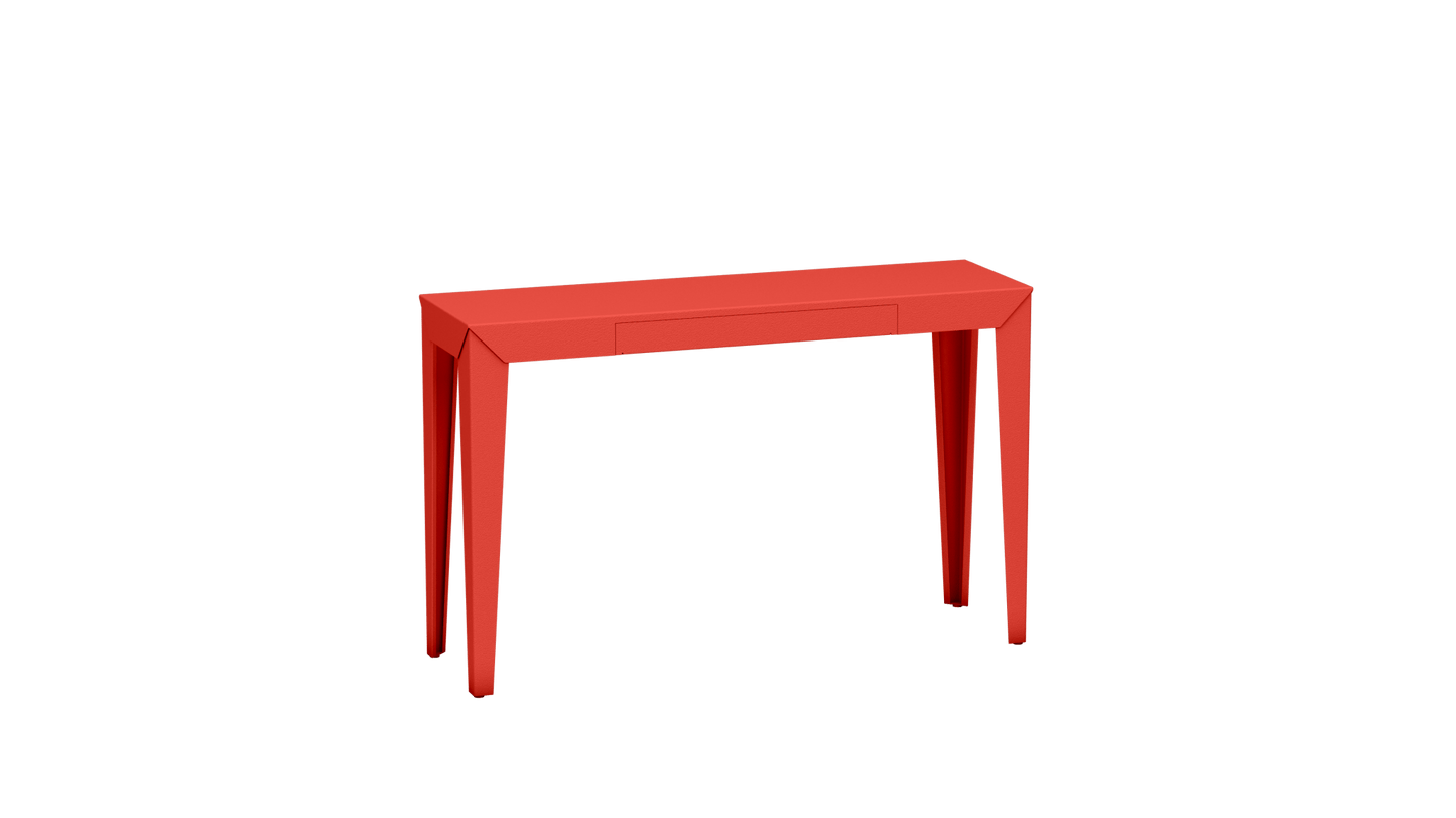 Console rectangulaire en métal avec tiroir 120cm Zef - MATIERE GRISE - La Maison MilanaisePêche 143Fuselés