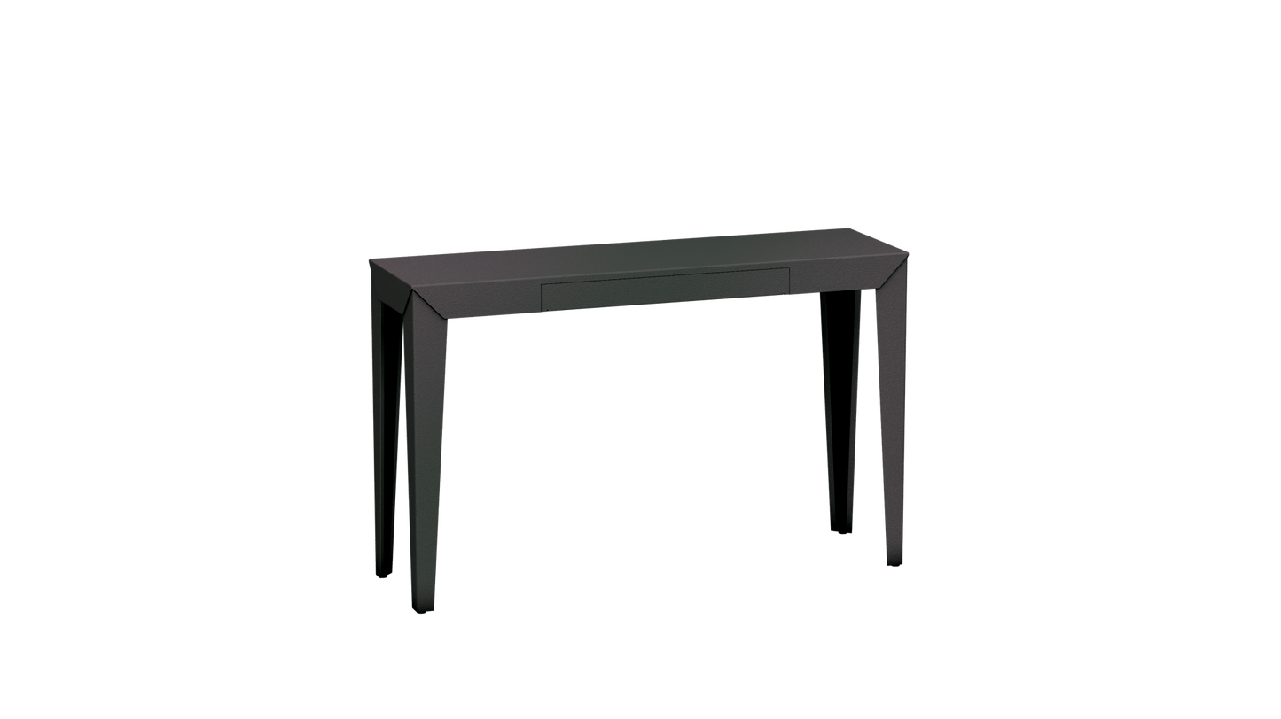 Console rectangulaire en métal avec tiroir 120cm Zef - MATIERE GRISE - La Maison MilanaiseWinners 223Fuselés