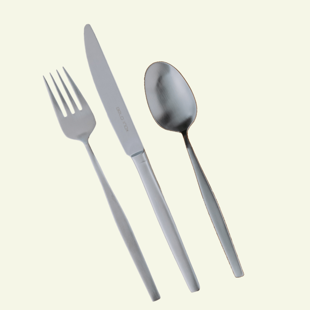 Couverts en acier inox BELO 10– Élégance artisanale par BELO INOX - La Maison Milanaise10BELO - 1Poli Miroir24 pièces
