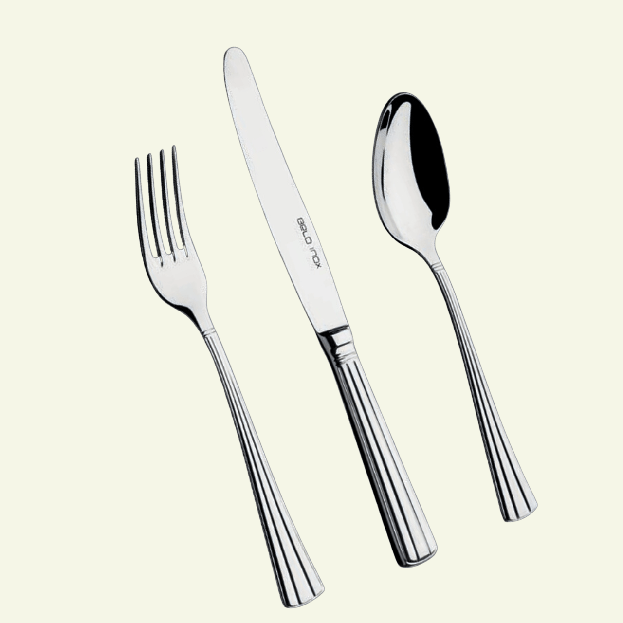Couverts PRINCIPE en acier inox 18/10 – Élégance intemporelle par BELO INOX - La Maison MilanaiseBELOINOXPRINCIPEPOLIMIROIR2424 piècesManches pleins