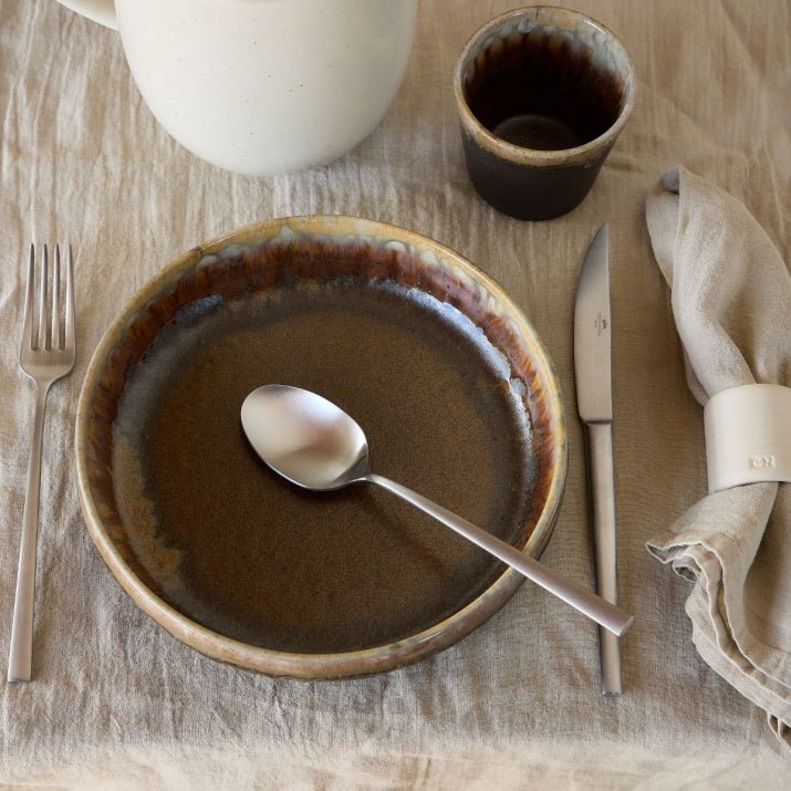 Ensemble de 24 couverts en acier inoxydable mat Véla - COSTA NOVA - La Maison MilanaiseC20783VELA