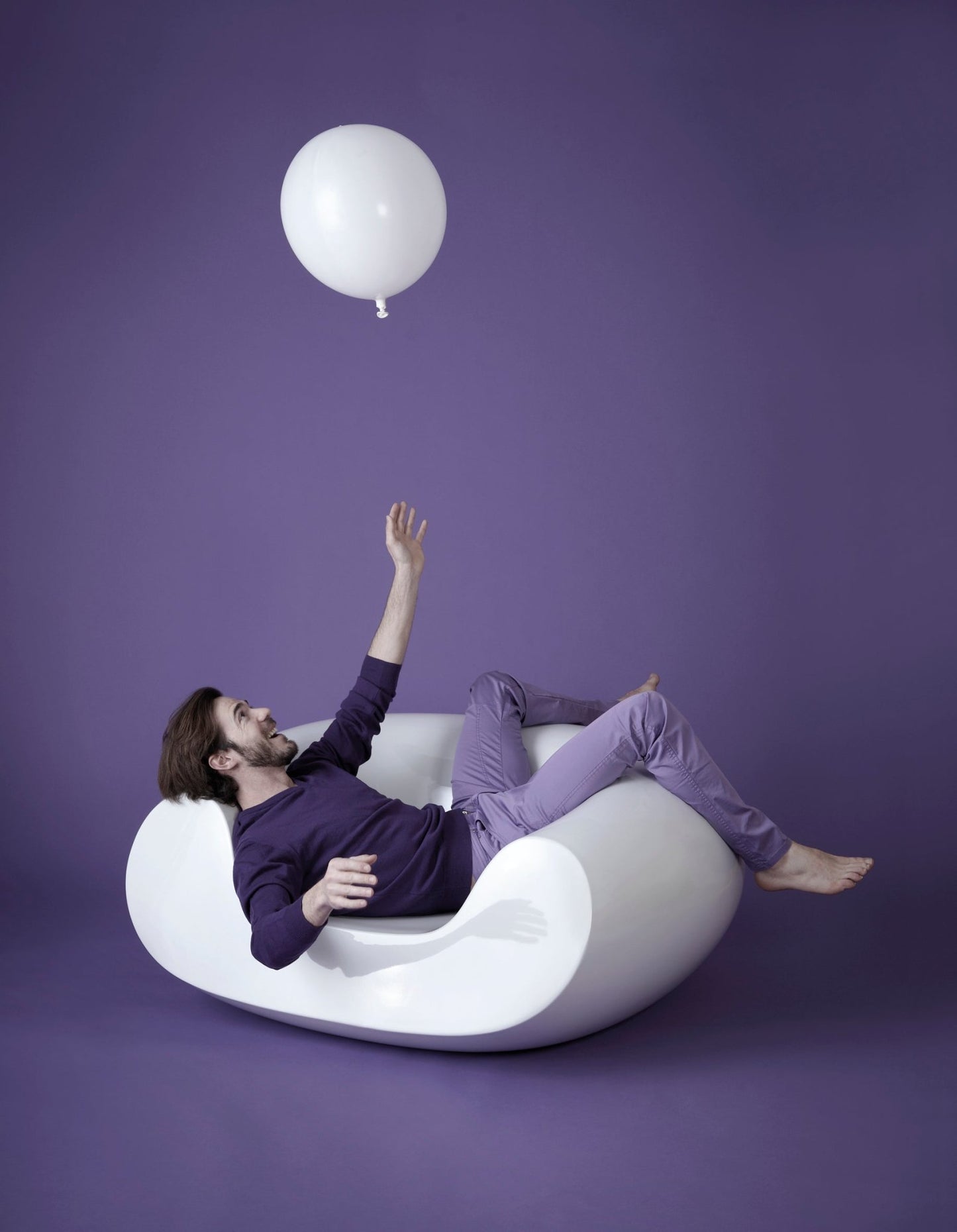 Fauteuil Chubby – Design Marcel Wanders - SLIDE - La Maison MilanaiseCHUBBY1Blanc