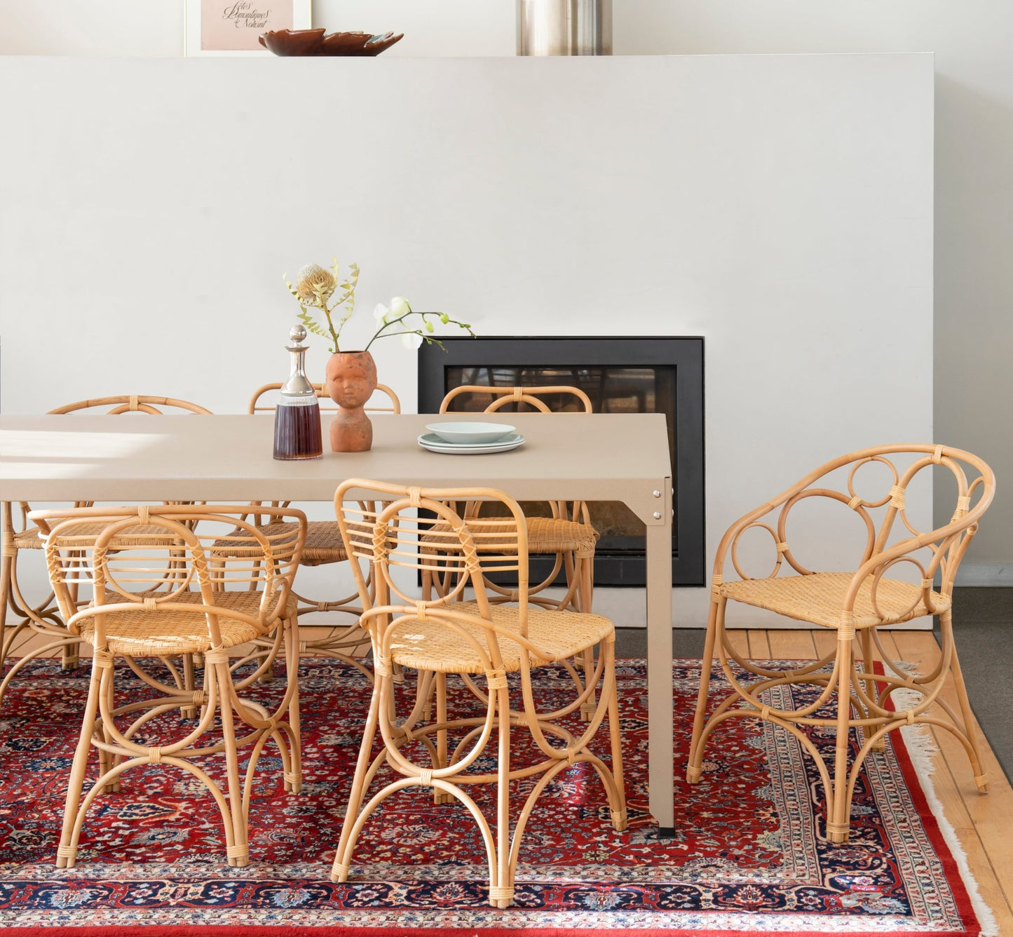 Fauteuil de table en rotin Horizon Ginkgo – KOK MAISON - La Maison Milanaise473
