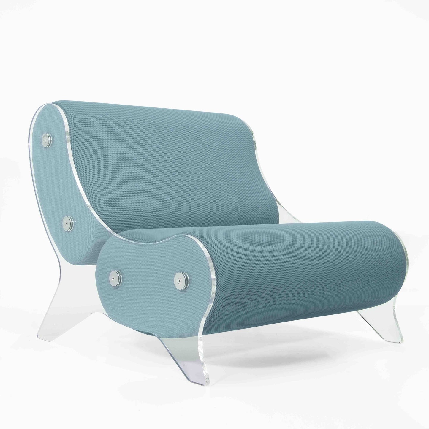 Fauteuil en altuglas et mousse alvéolaire - KUUMO DESIGN - La Maison MilanaiseMW06 - SP - 3Bleu Clair