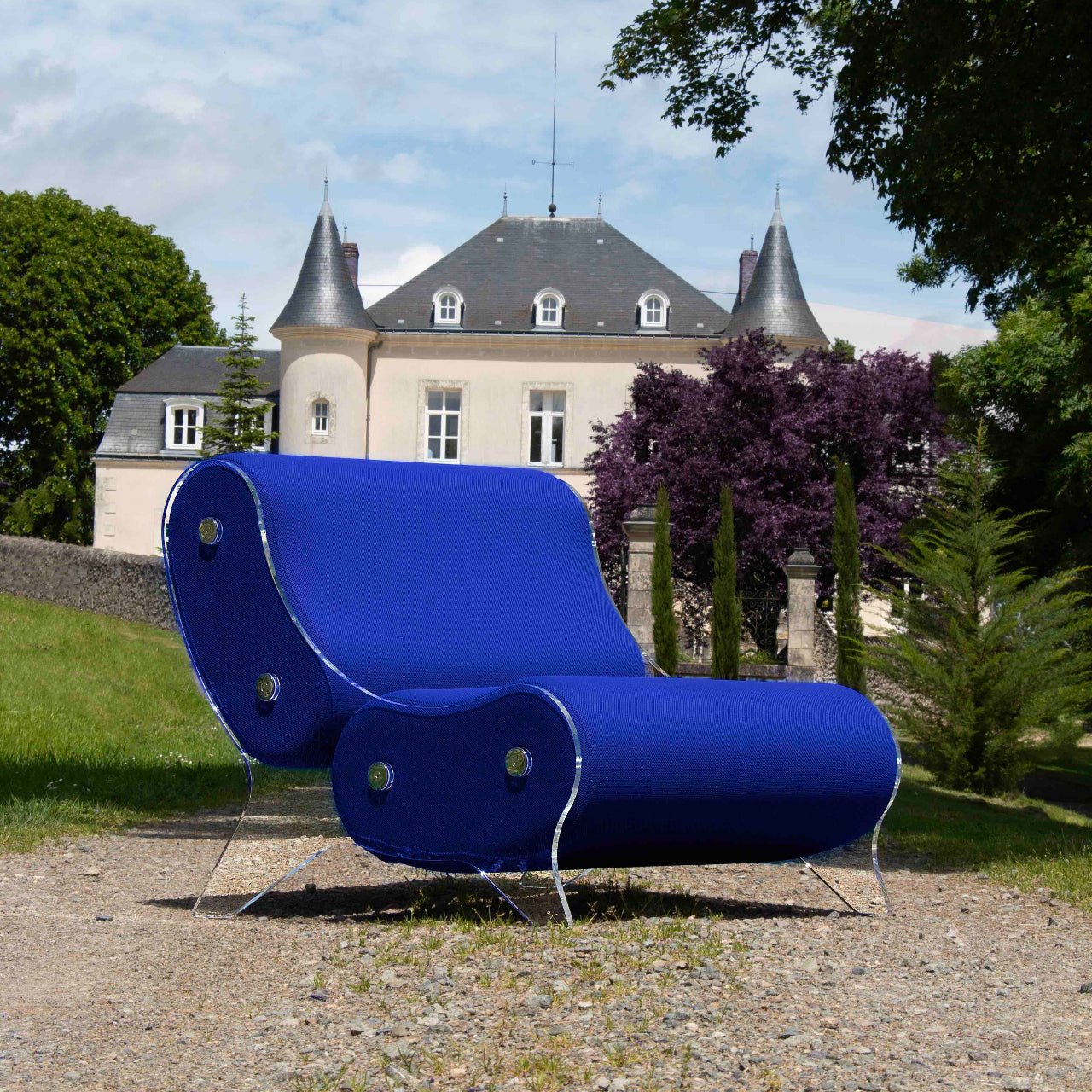 Fauteuil en altuglas et mousse alvéolaire - KUUMO DESIGN - La Maison MilanaiseMW06 - SP - 2Blanc