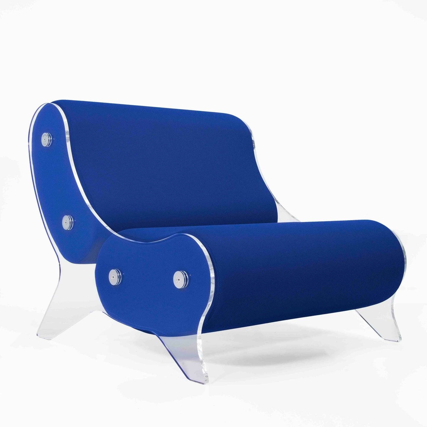 Fauteuil en altuglas et mousse alvéolaire - KUUMO DESIGN - La Maison MilanaiseMW06 - SP - 4Bleu