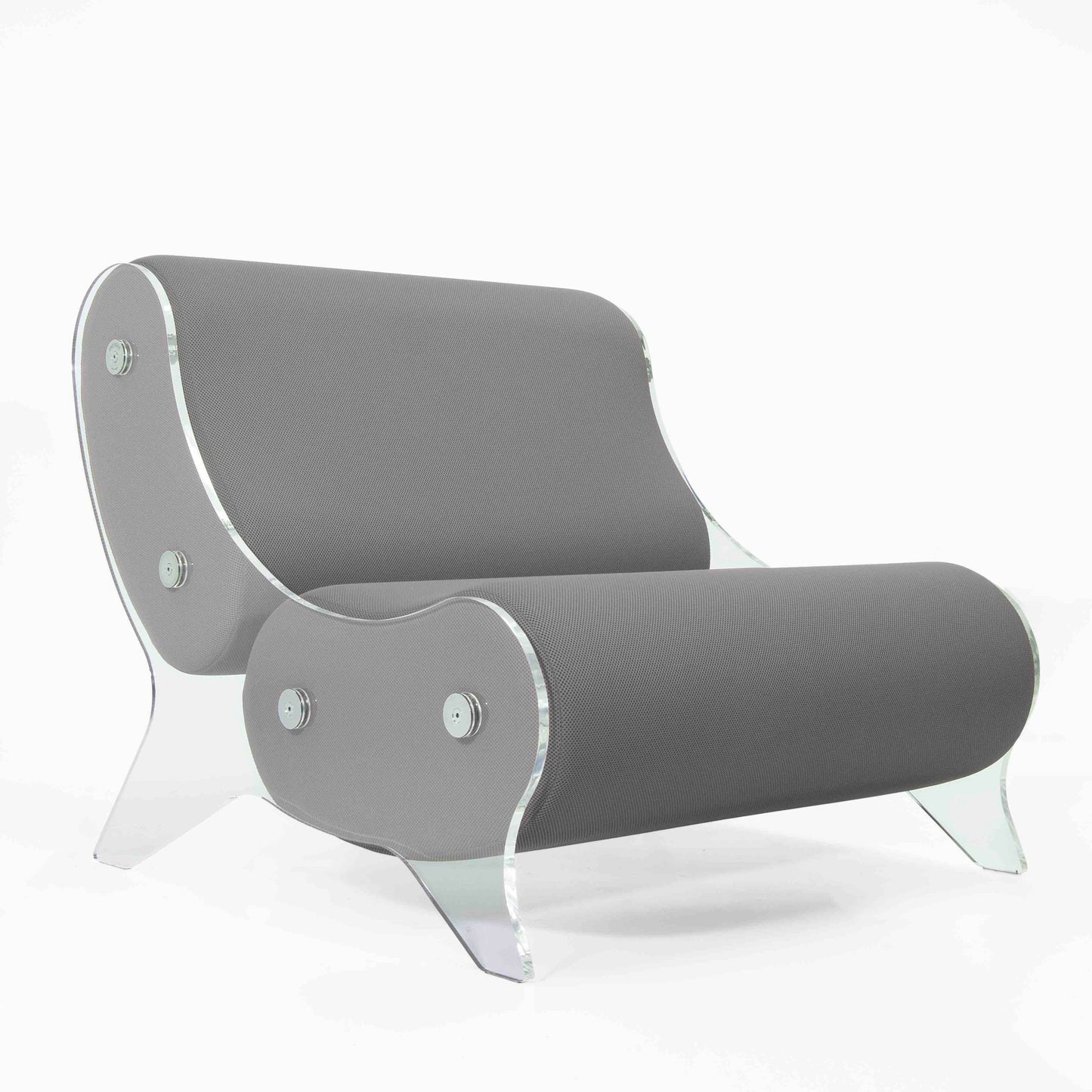 Fauteuil en altuglas et mousse alvéolaire - KUUMO DESIGN - La Maison MilanaiseMW06 - SP - 5Gris