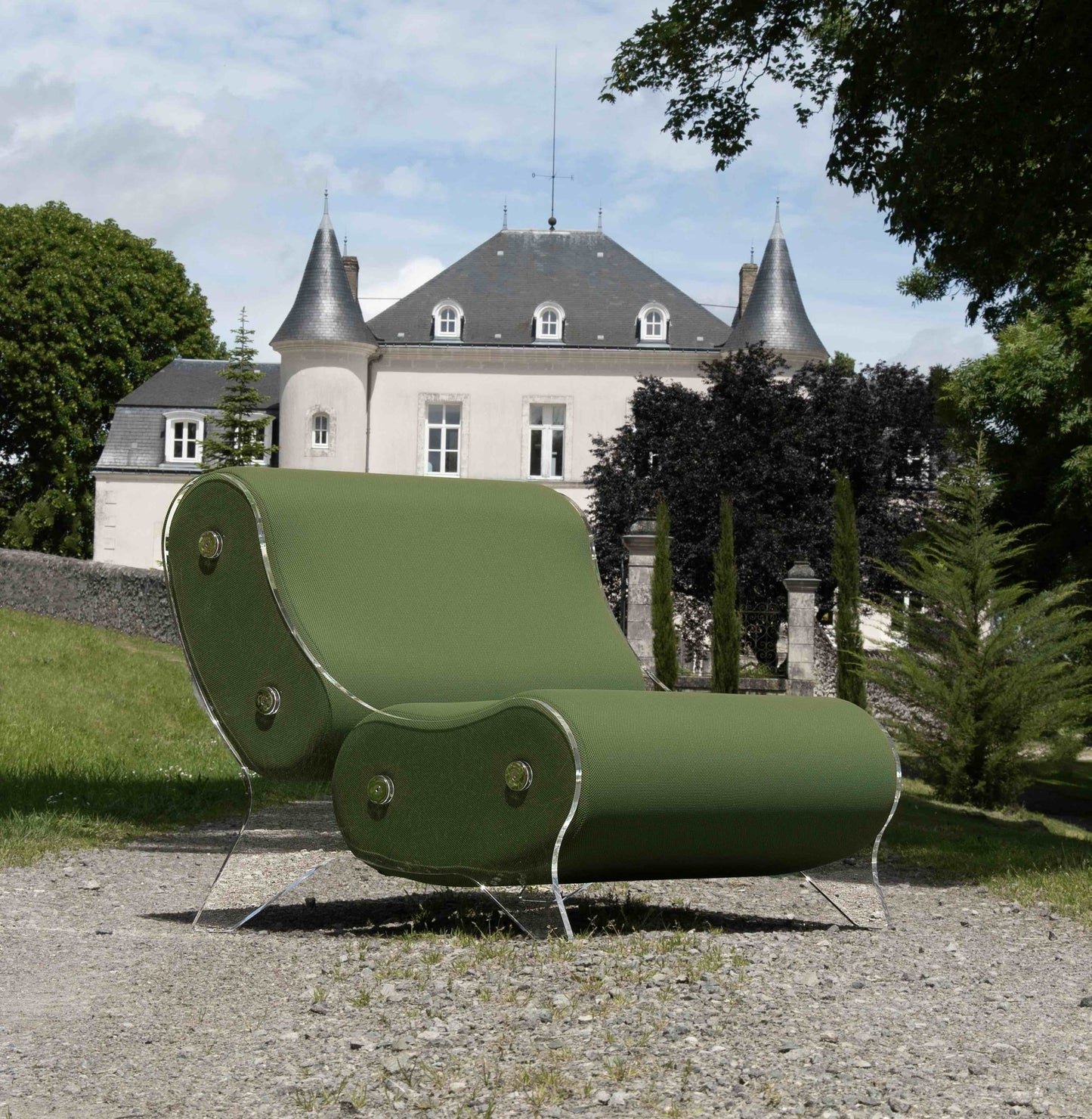 Fauteuil en altuglas et mousse alvéolaire - KUUMO DESIGN - La Maison MilanaiseMW06 - SP - 2Blanc