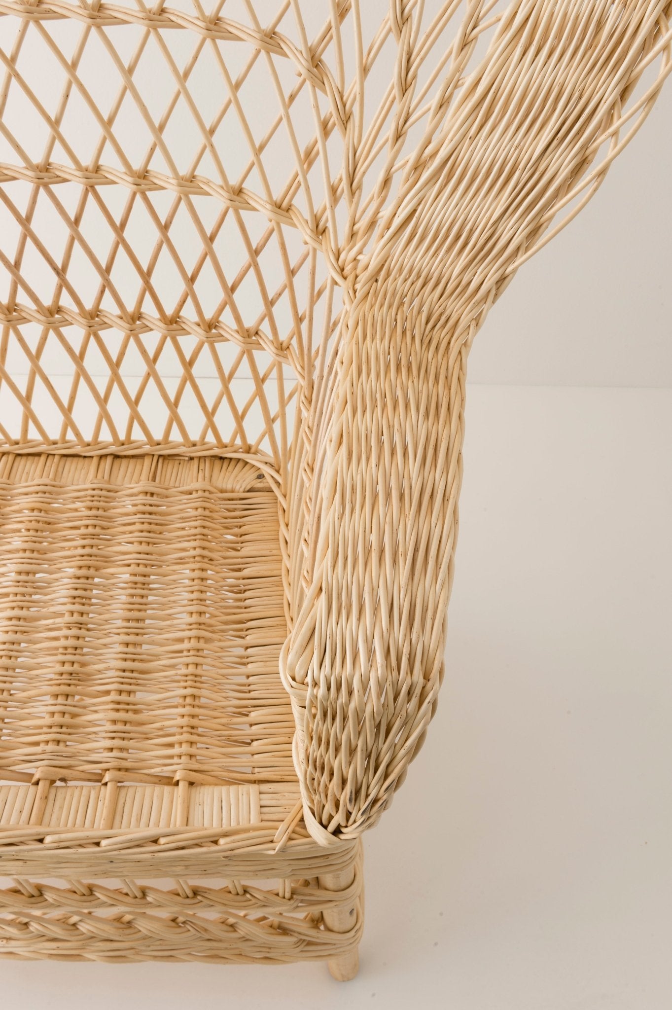 Fauteuil en osier EVENTAIL – KOK MAISON - La Maison MilanaiseEVENTAIL - 4naturelAvec coussin