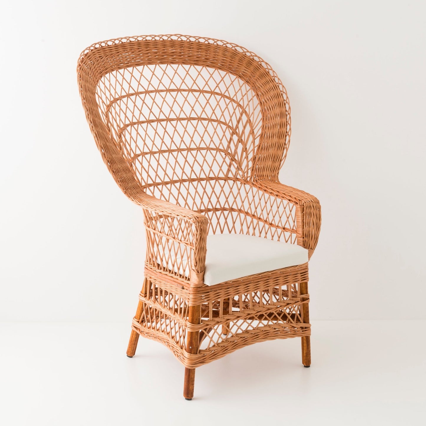 Fauteuil en osier EVENTAIL – KOK MAISON - La Maison MilanaiseEVENTAIL - 4naturelAvec coussin