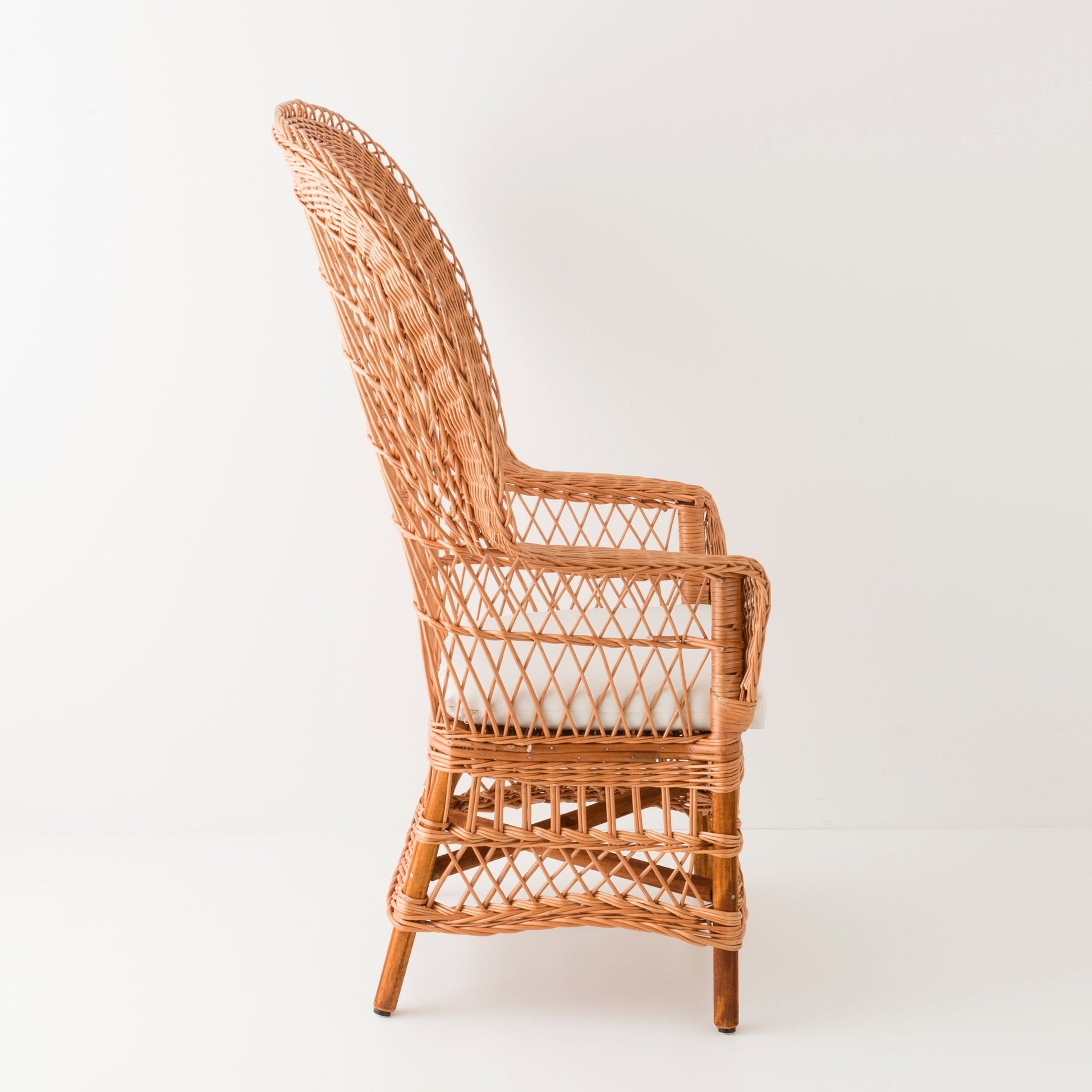 Fauteuil en osier EVENTAIL – KOK MAISON - La Maison MilanaiseEVENTAIL - 4naturelAvec coussin