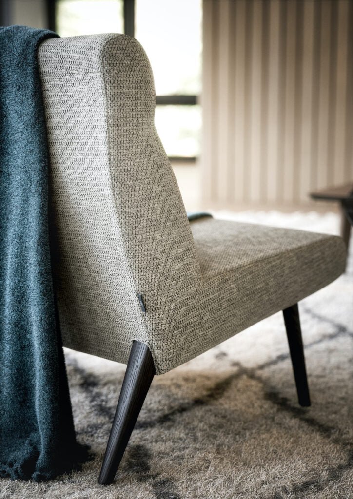 Fauteuil GETTY – Minimalisme chaleureux & confort enveloppant - IMPERIAL LINE - La Maison MilanaiseGETTY