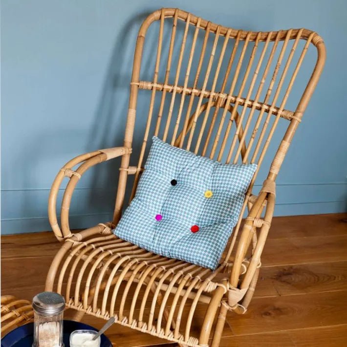 Fauteuil haut dossier en rotin naturel MARLENE – KOK MAISON - La Maison Milanaise629 - 1