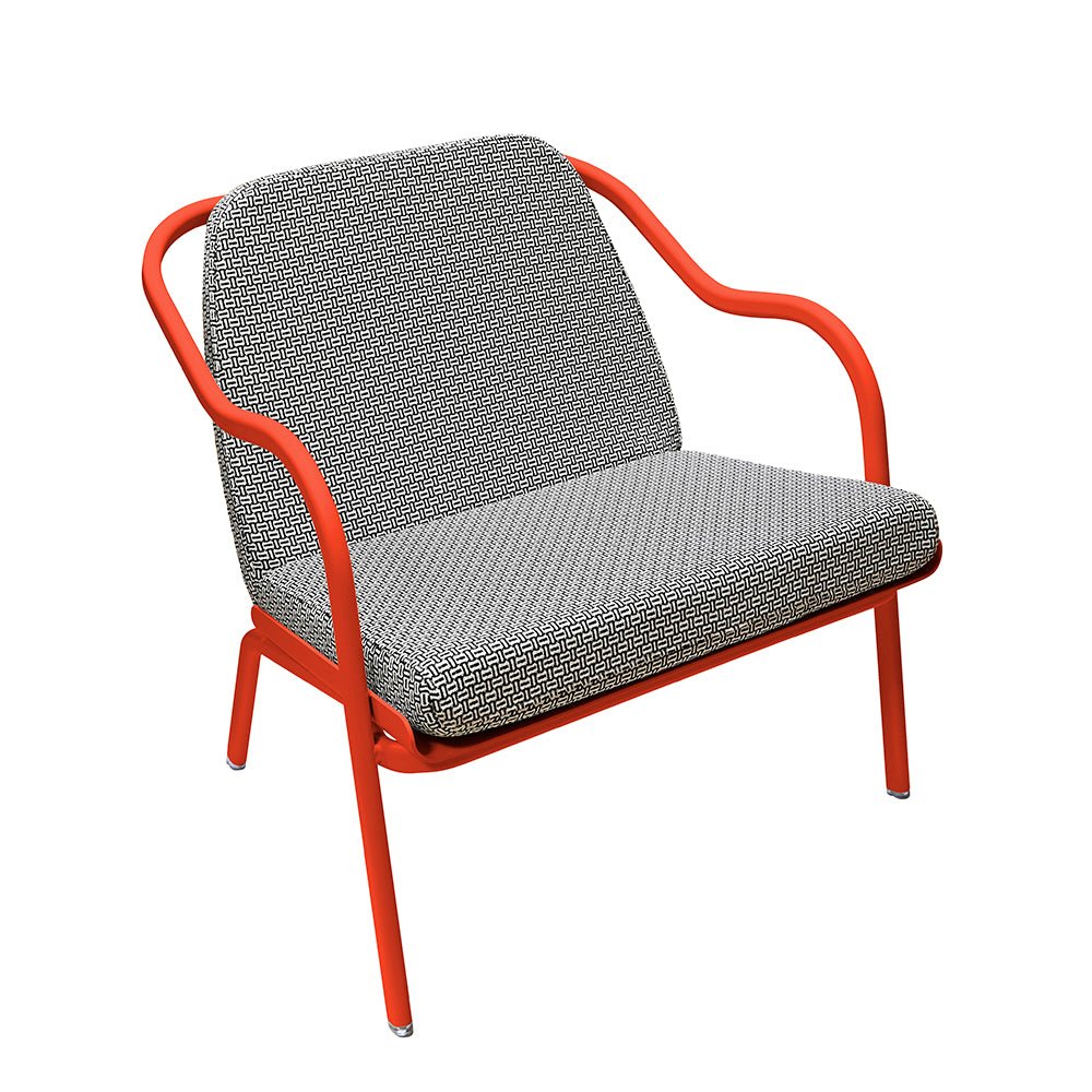 Fauteuil lounge design en aluminium et tissus vert - ALLURE D'AZUR - La Maison MilanaiseEtoile de merReglisse