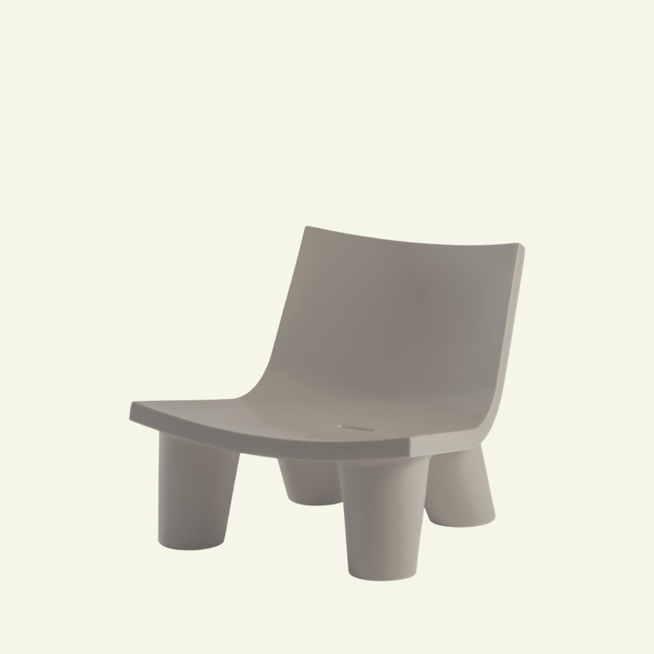 Fauteuil Low Lita – Design iconique par Paola Navone - SLIDE - La Maison MilanaiseLOWFAUTEUIL18Gris colombeSans