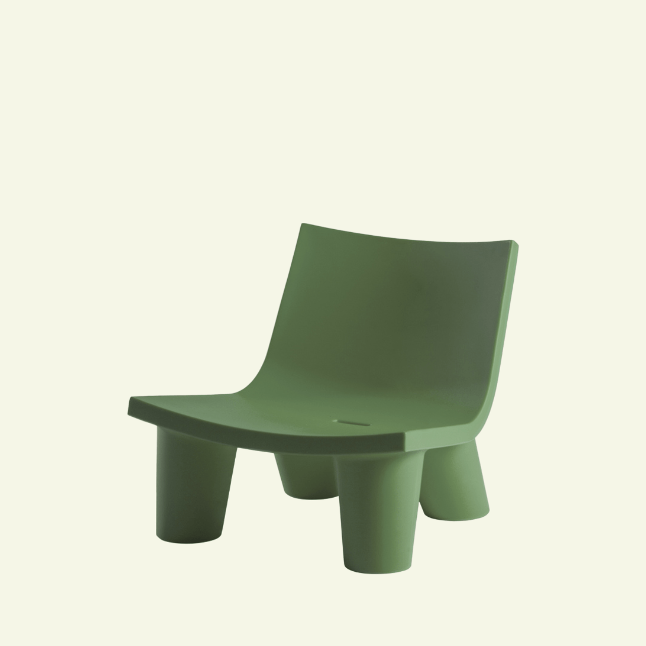 Fauteuil Low Lita – Design iconique par Paola Navone - SLIDE - La Maison MilanaiseLOWFAUTEUIL21VertSans