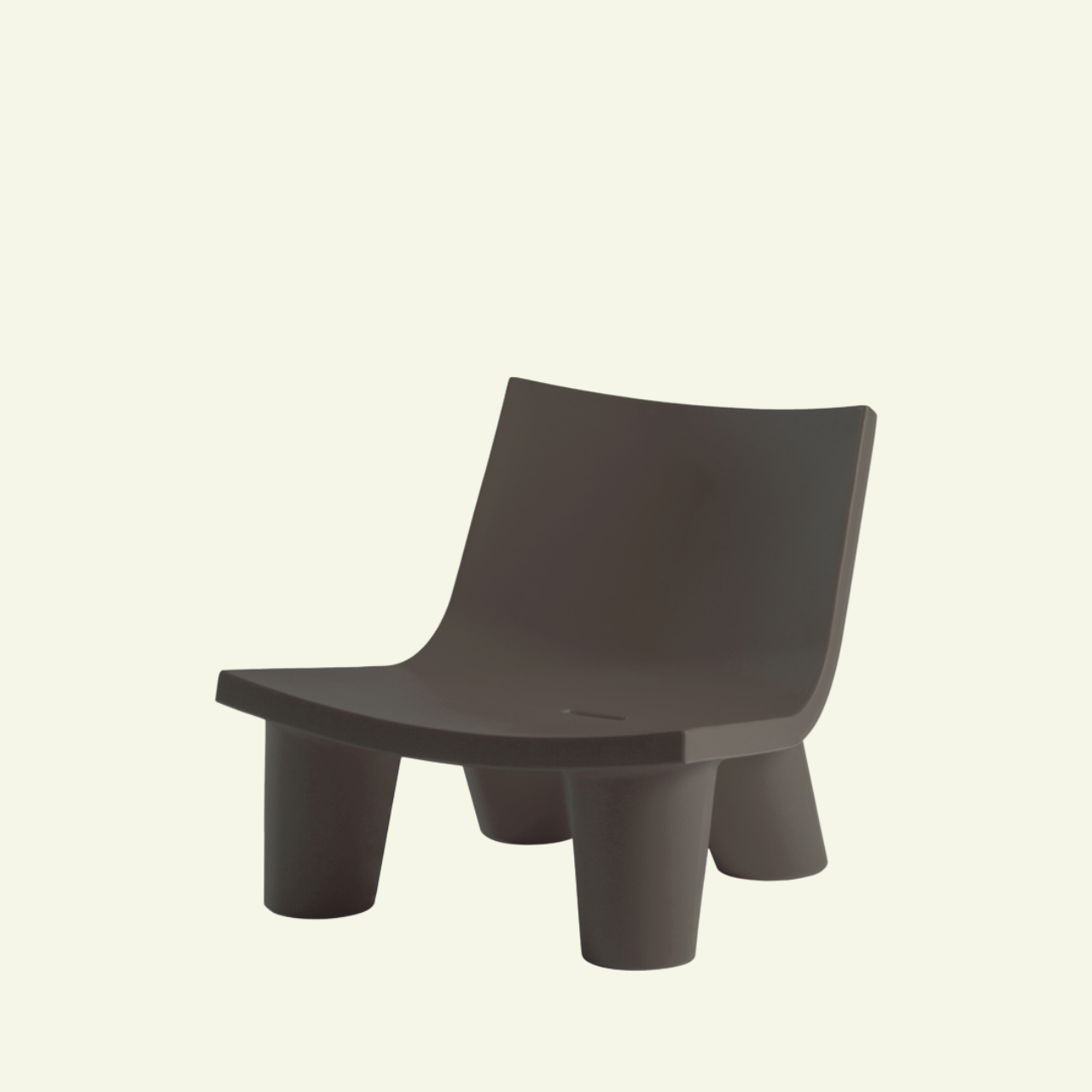 Fauteuil Low Lita – Design iconique par Paola Navone - SLIDE - La Maison MilanaiseLOWFAUTEUIL12Marron chocolatSans