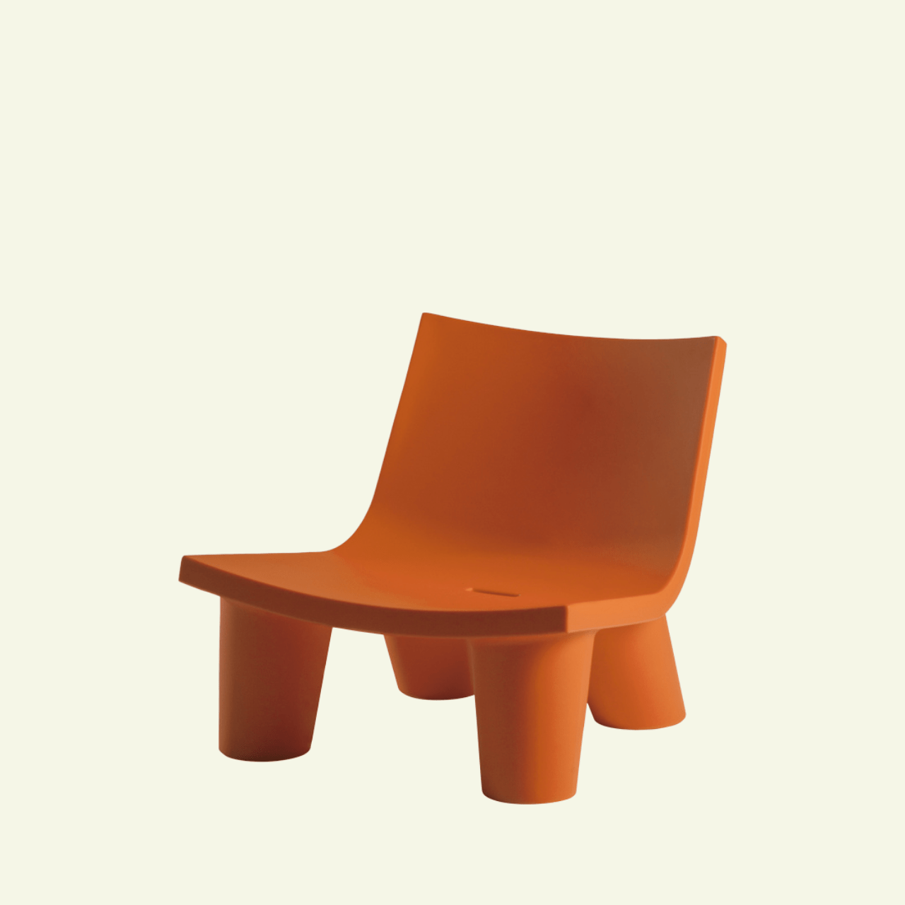 Fauteuil Low Lita – Design iconique par Paola Navone - SLIDE - La Maison MilanaiseLOWFAUTEUIL30OrangeSans