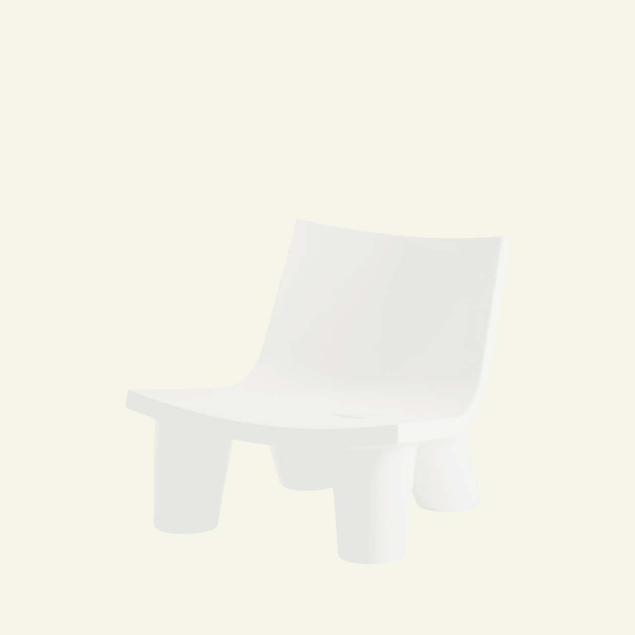 Fauteuil Low Lita – Design iconique par Paola Navone - SLIDE - La Maison MilanaiseLOWFAUTEUIL3BlancSans