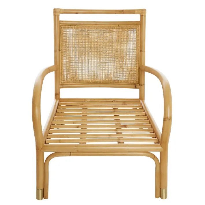 Fauteuil RIVIERA – L’élégance du rotin, le confort du velours - KOK MAISON - La Maison Milanaise460 - 1RIVIERA - 5Ocre