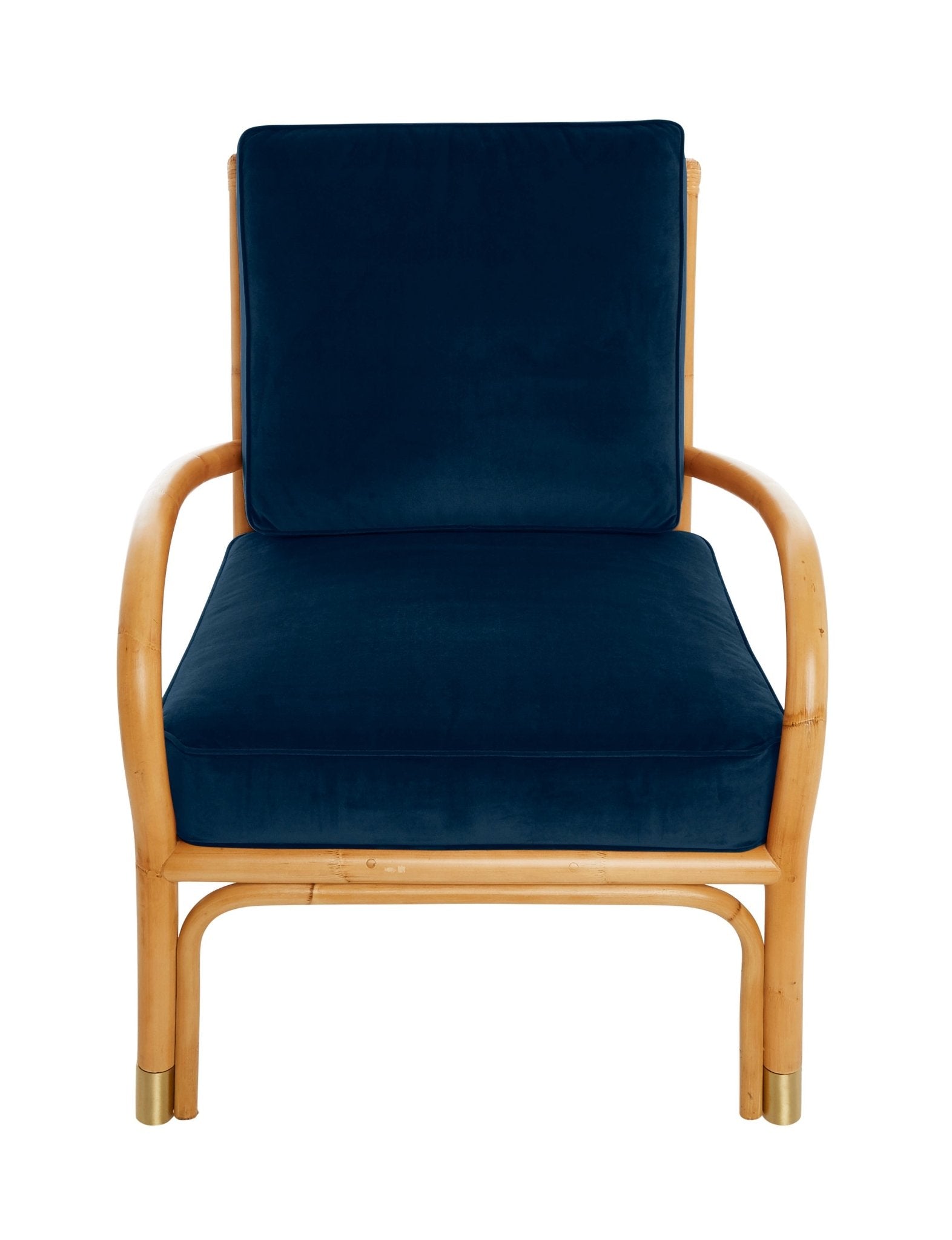 Fauteuil RIVIERA – L’élégance du rotin, le confort du velours - KOK MAISON - La Maison Milanaise460 - 1RIVIERA - 5Ocre
