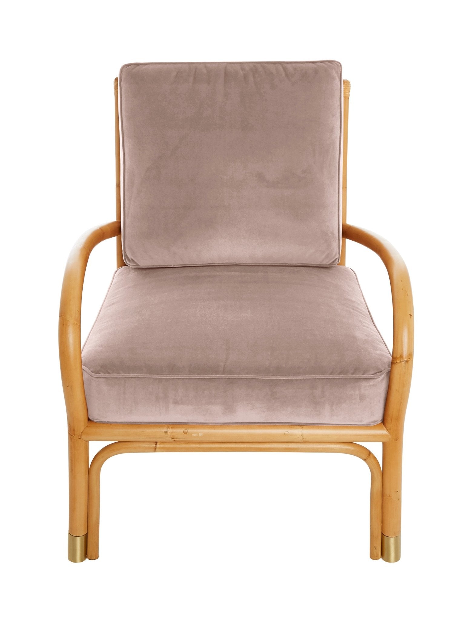 Fauteuil RIVIERA – L’élégance du rotin, le confort du velours - KOK MAISON - La Maison Milanaise460 - 1RIVIERA - 5Ocre