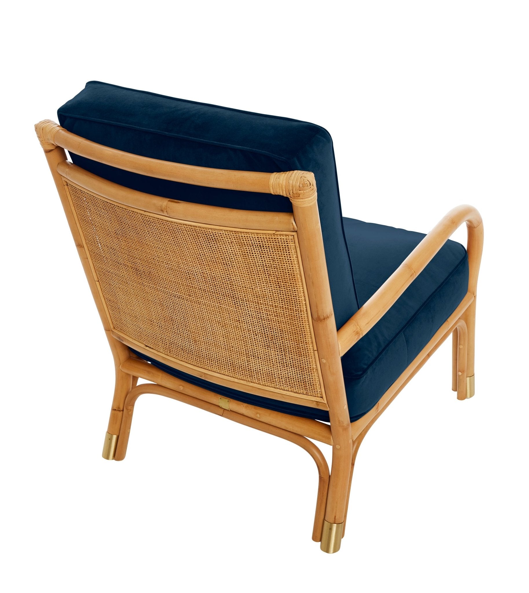 Fauteuil RIVIERA – L’élégance du rotin, le confort du velours - KOK MAISON - La Maison Milanaise460 - 1RIVIERA - 5Ocre