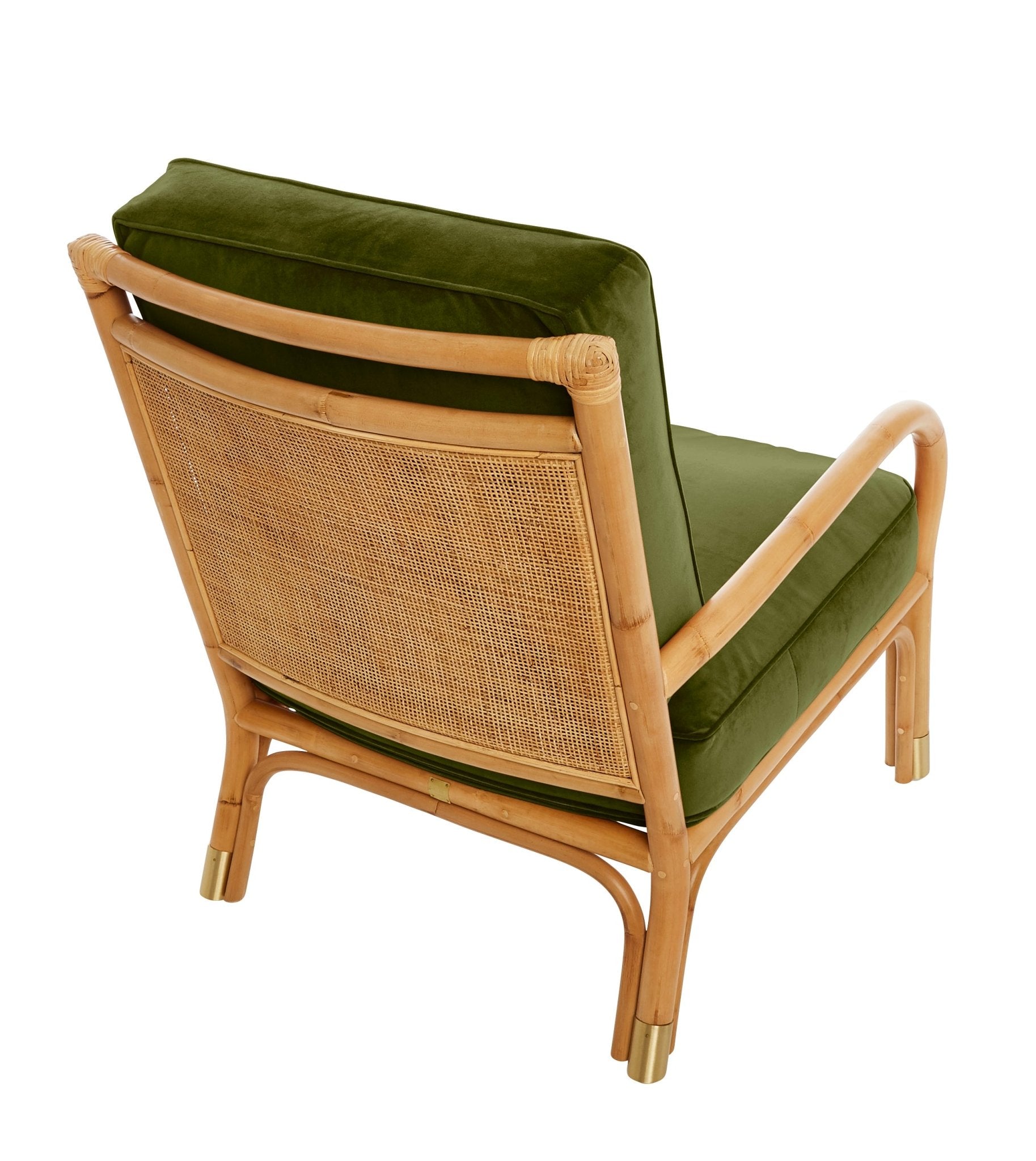 Fauteuil RIVIERA – L’élégance du rotin, le confort du velours - KOK MAISON - La Maison Milanaise460 - 1RIVIERA - 5Ocre