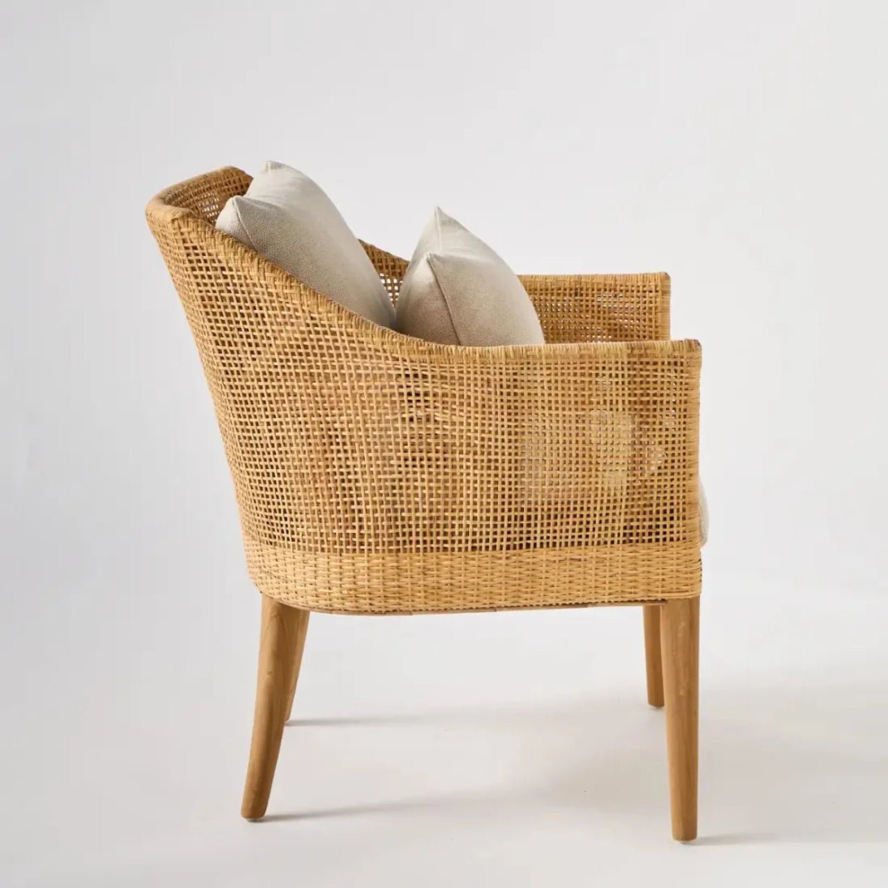 Fauteuil rotin & cannage SAIGON – Charme vintage et savoir - faire artisanal - KOK MAISON - La Maison Milanaise461 - 1