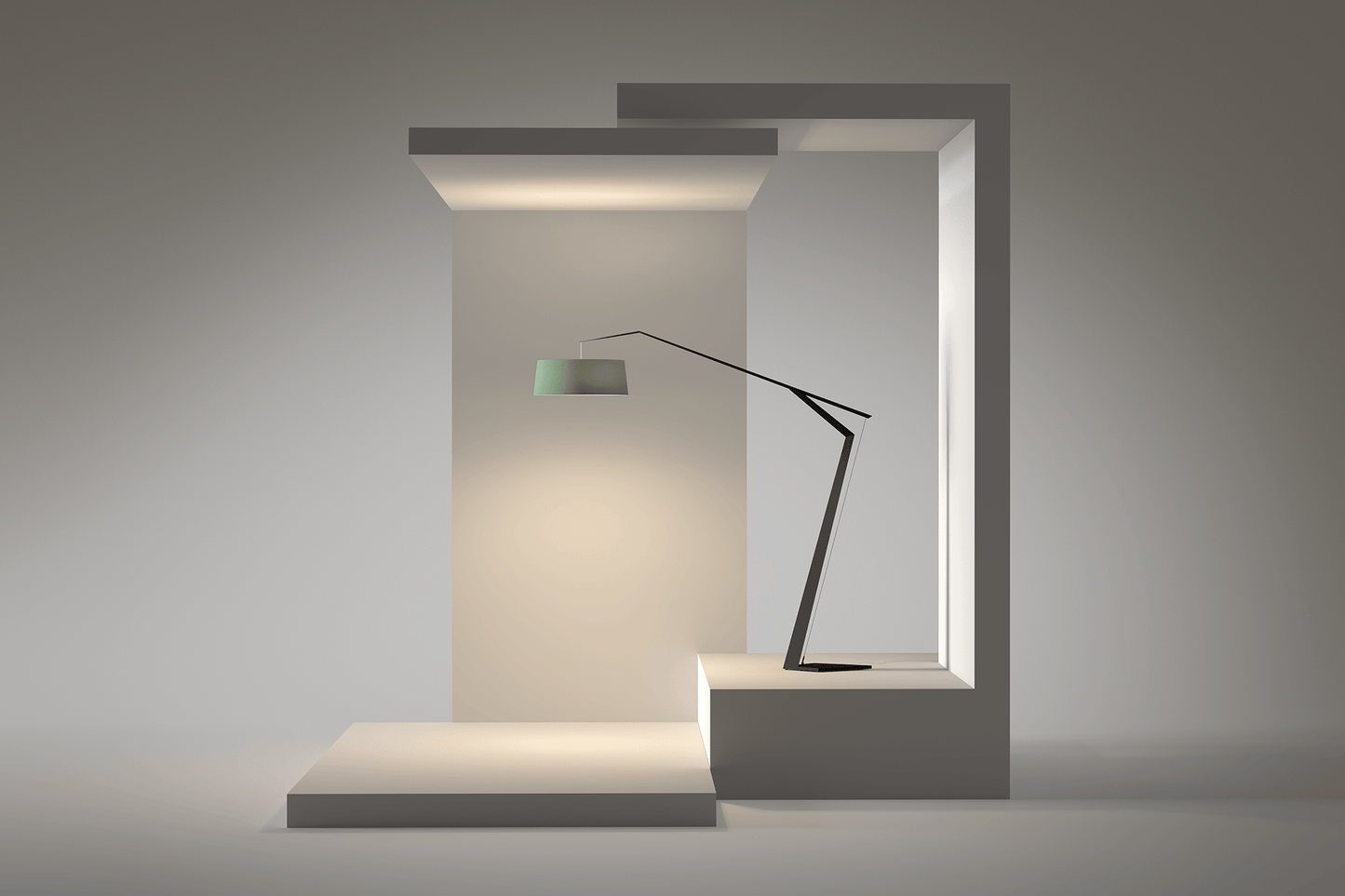 Lampadaire design en métal laqué GRUS - LUMEN CENTER - La Maison MilanaiseGRU103BCBlanc