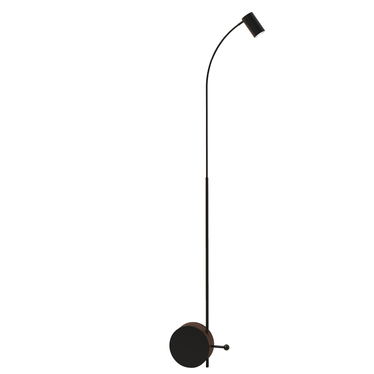 Lampadaire en métal Chiocciola - LUMEN CENTER - La Maison MilanaiseNoir 103L 150x25x8cm