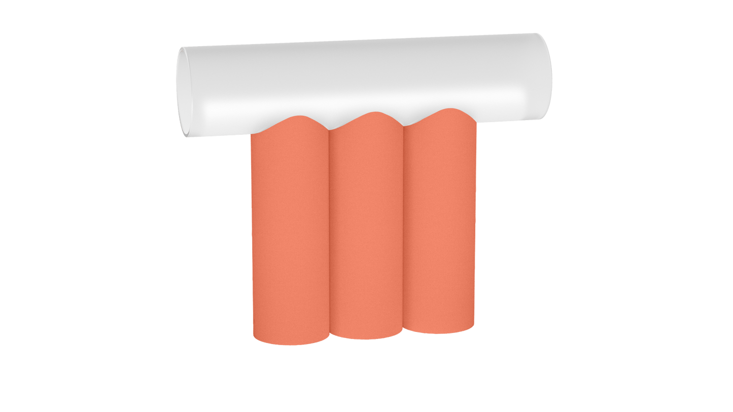 Lampe à poser 3 tubes en métal Multitude - MATIERE GRISE - La Maison MilanaiseMULTITUDE3APOSER - 16Orange givré 144