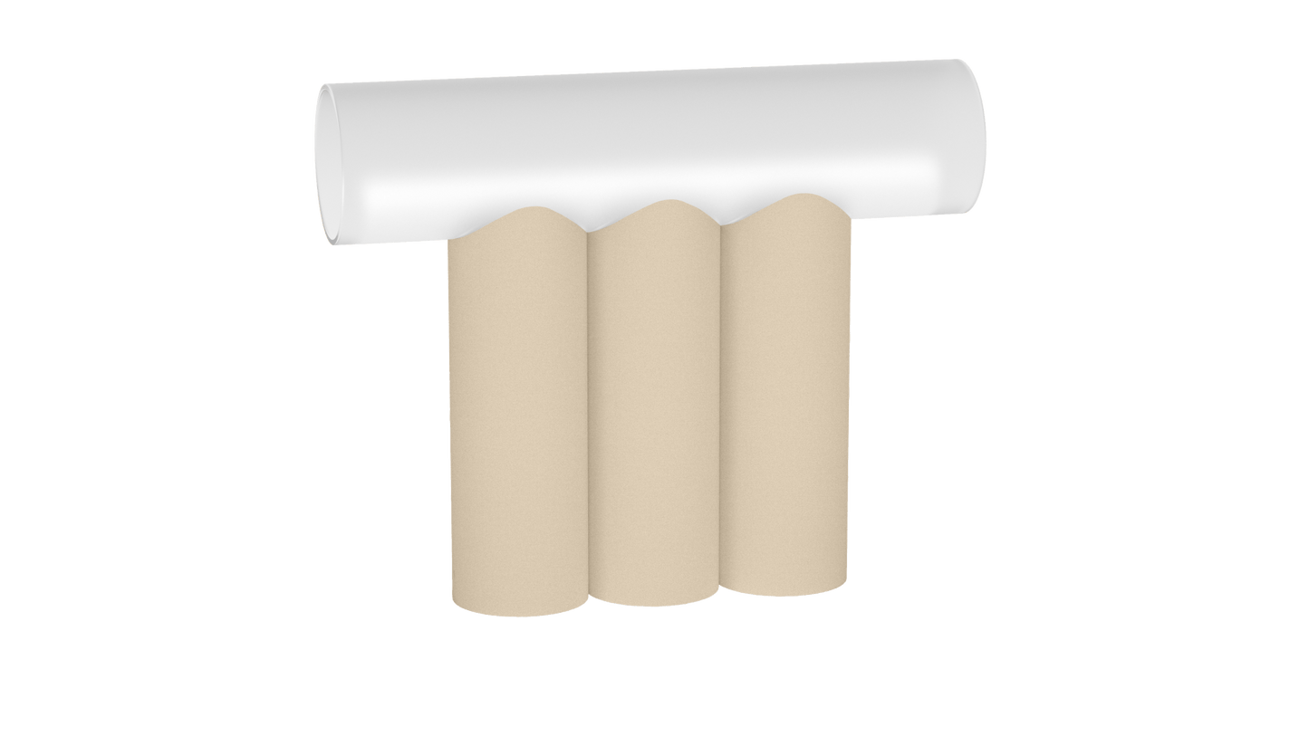 Lampe à poser 3 tubes en métal Multitude - MATIERE GRISE - La Maison MilanaiseMULTITUDE3APOSER - 11Crème 190