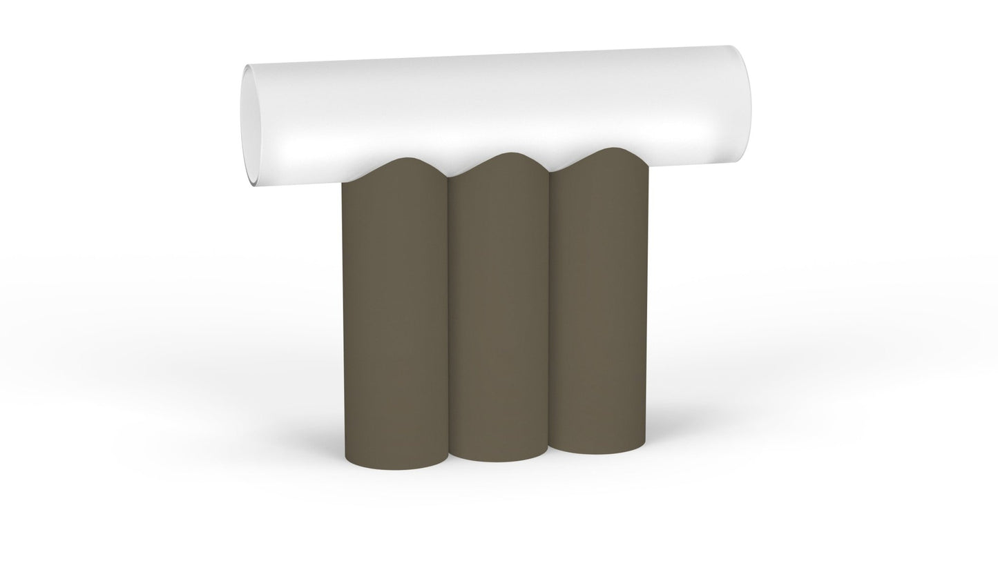 Lampe à poser 3 tubes en métal Multitude - MATIERE GRISE - La Maison MilanaiseMULTITUDE3APOSER - 37Brut Vernis fumé 241