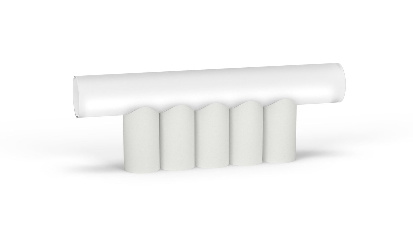 Lampe à poser 5 tubes en métal Multitude - MATIERE GRISE - La Maison MilanaiseMULTITUDE3APOSER - 39Blanc 001