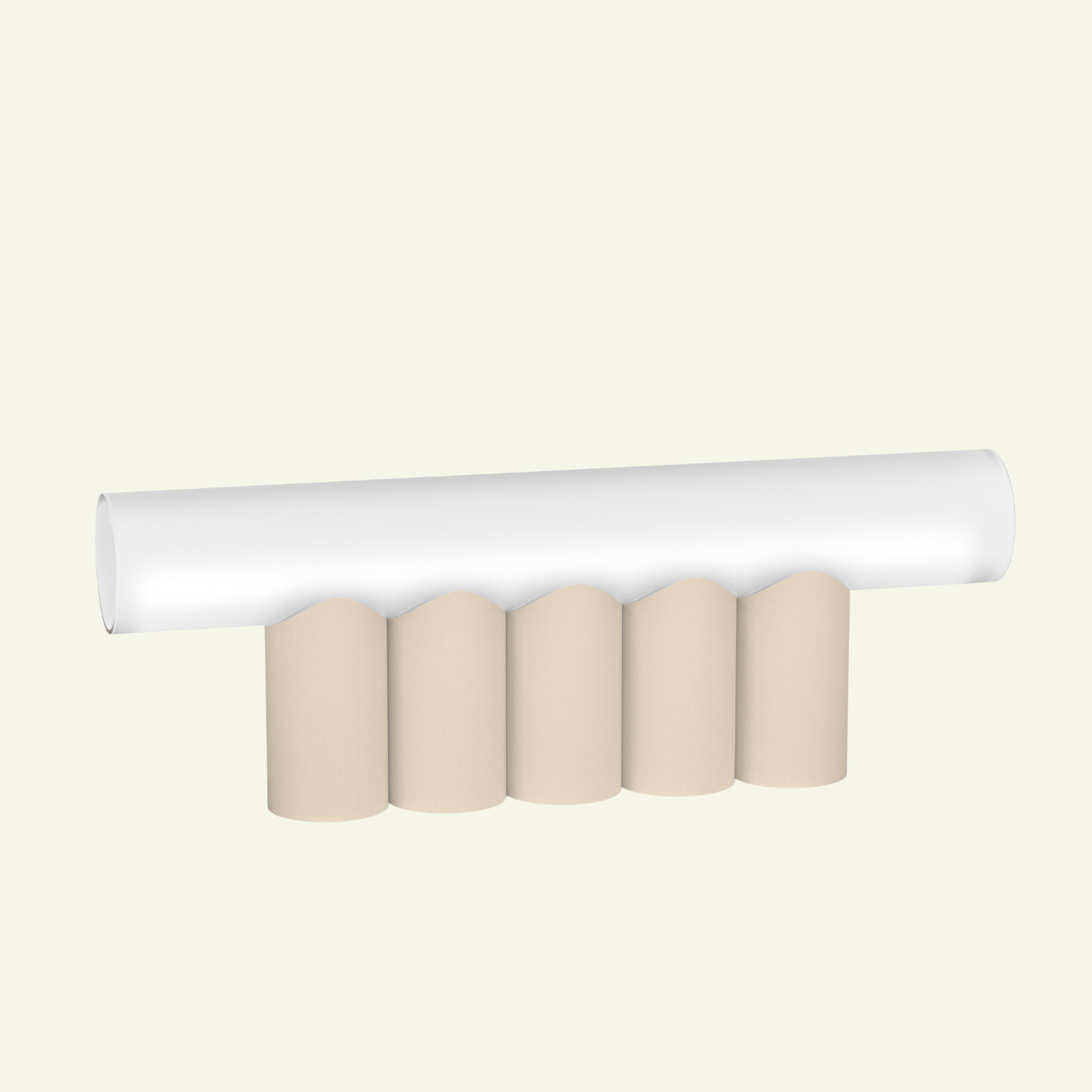 Lampe à poser 5 tubes en métal Multitude - MATIERE GRISE - La Maison MilanaiseMULTITUDE3APOSER - 1Eggshell 161