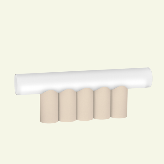 Lampe à poser 5 tubes en métal Multitude - MATIERE GRISE - La Maison MilanaiseMULTITUDE3APOSER - 1Eggshell 161