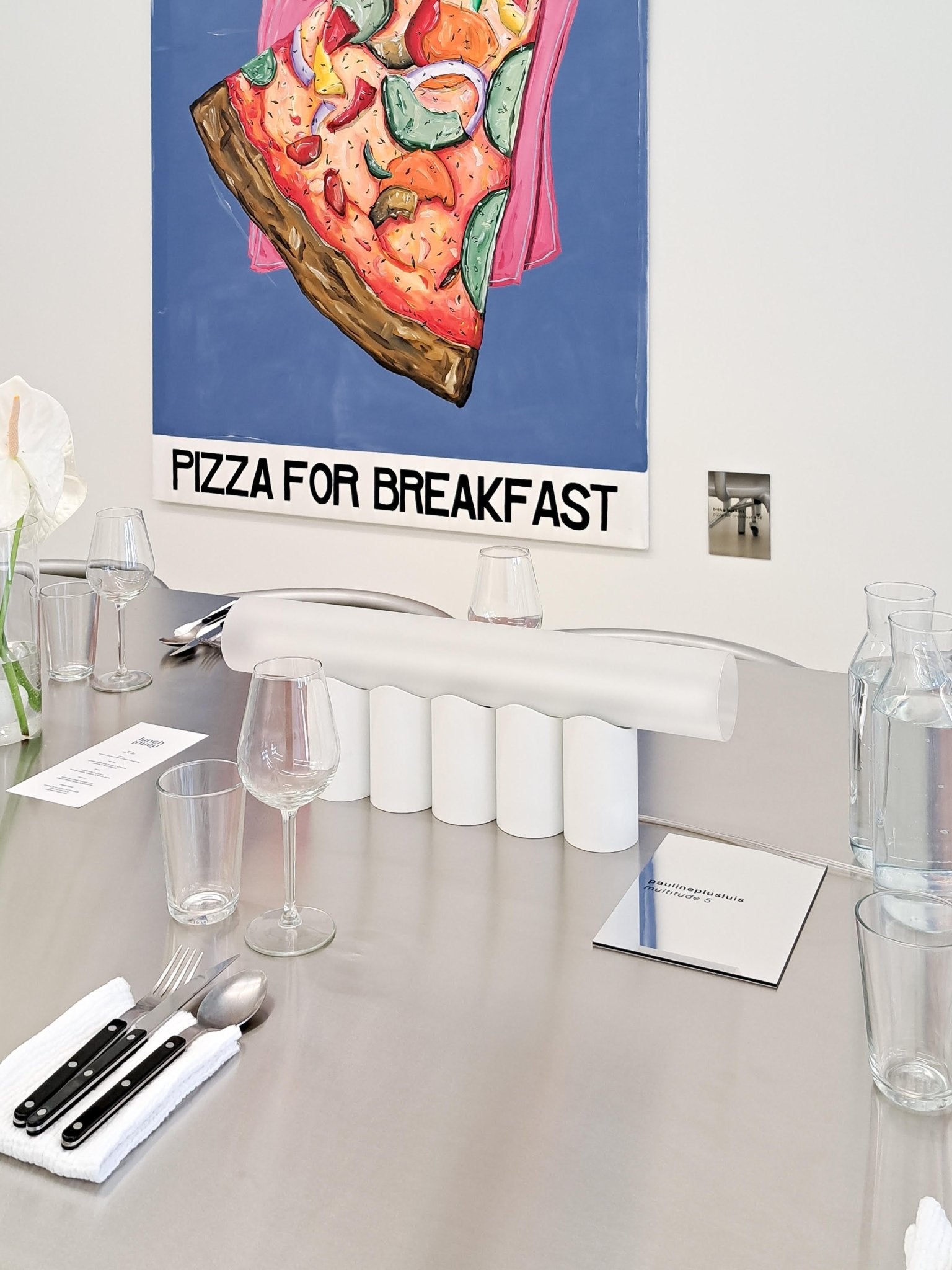 Lampe à poser 5 tubes en métal Multitude - MATIERE GRISE - La Maison MilanaiseMULTITUDE3APOSER - 1Eggshell 161