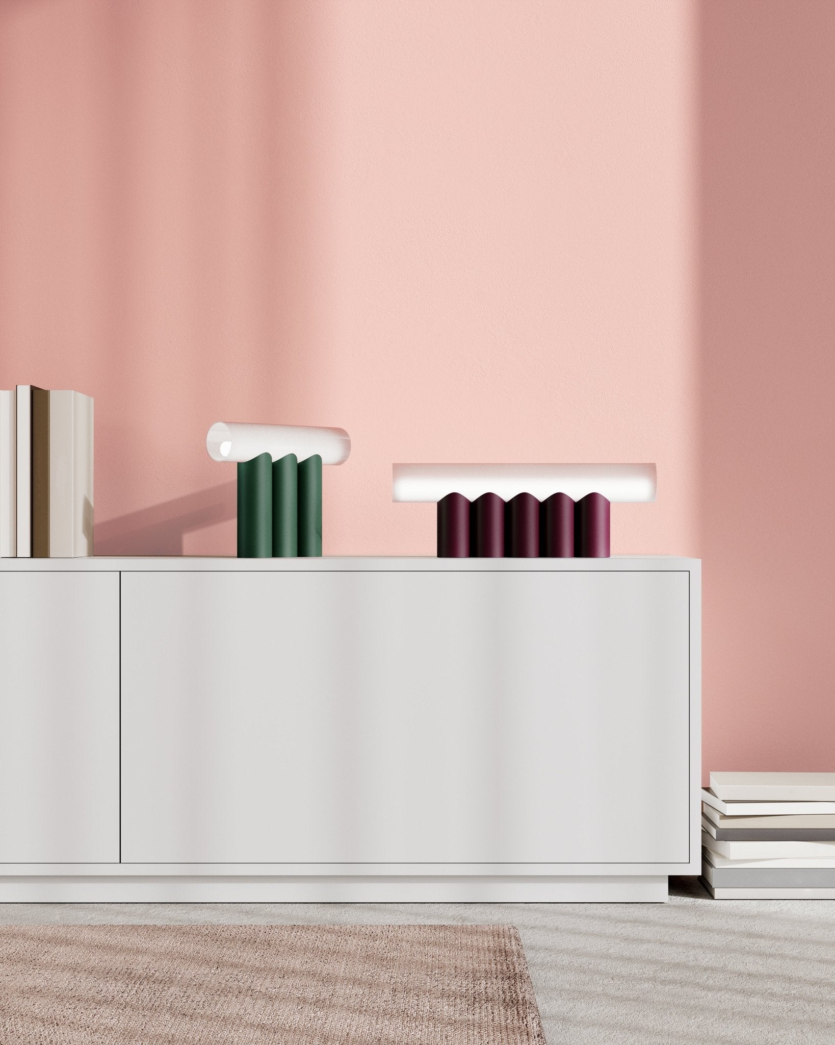 Lampe à poser 5 tubes en métal Multitude - MATIERE GRISE - La Maison MilanaiseMULTITUDE3APOSER - 1Eggshell 161