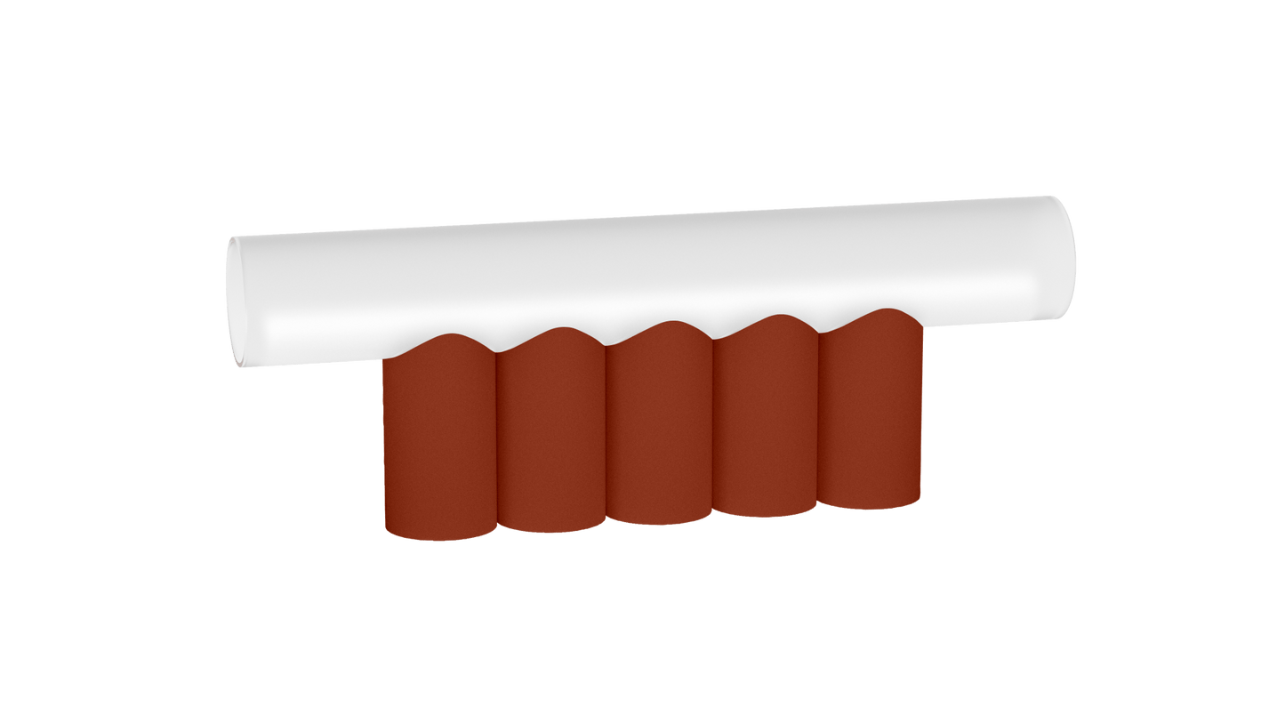 Lampe à poser 5 tubes en métal Multitude - MATIERE GRISE - La Maison MilanaiseMULTITUDE3APOSER - 18Terracotta 142