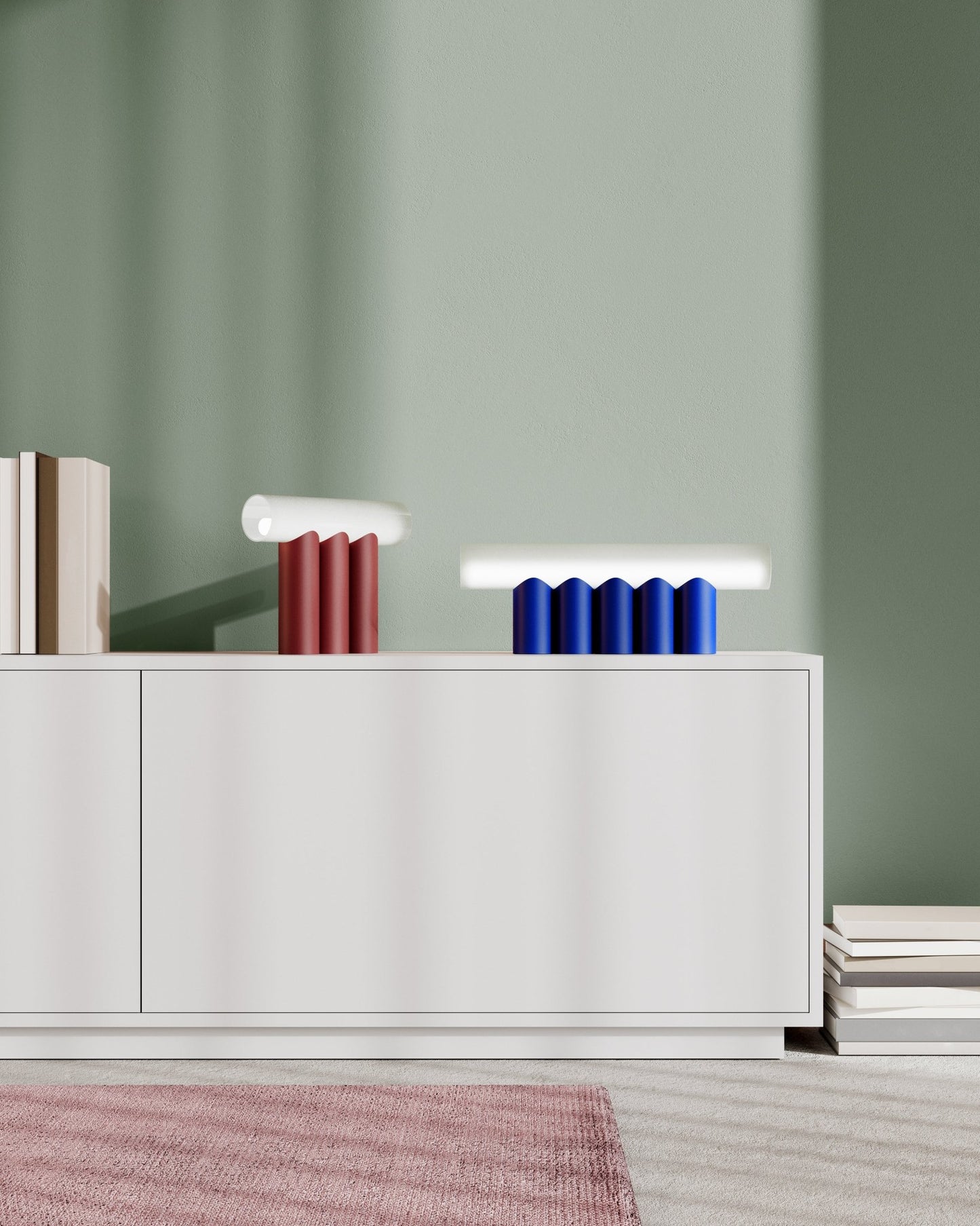 Lampe à poser 5 tubes en métal Multitude - MATIERE GRISE - La Maison MilanaiseMULTITUDE3APOSER - 1Eggshell 161