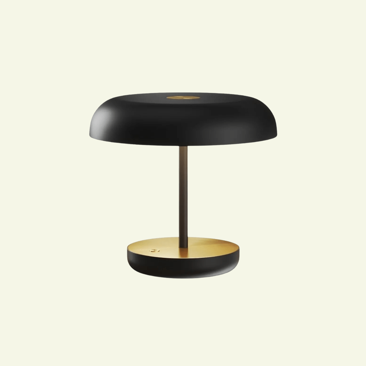 Lampe à poser champignon ZERO 02 en aluminium et laiton - LUMEN CENTER - La Maison MilanaiseZR0210327Noir grainéBlanc Chaud 2700K