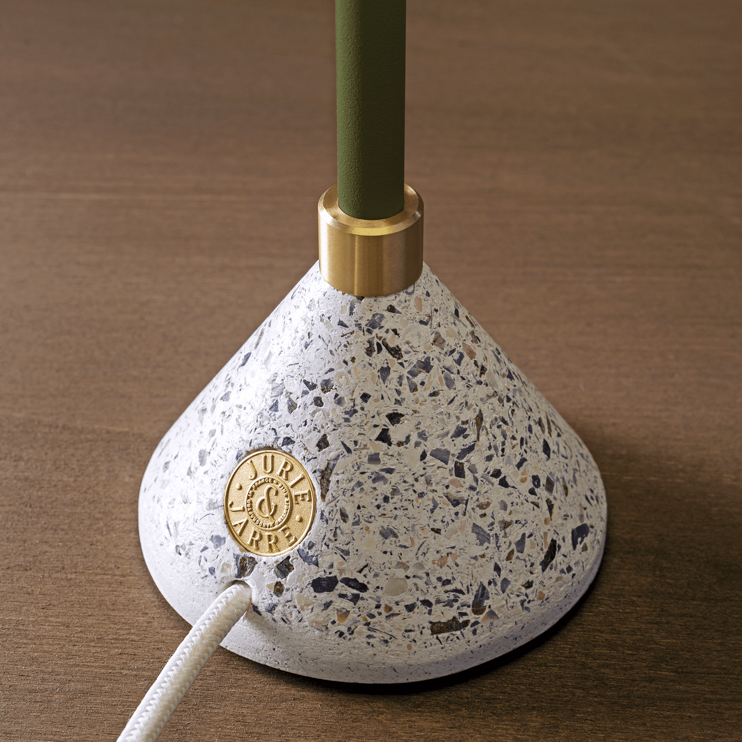 Lampe à poser Design artisanal & écoresponsable Aurore - JURIE & JARRE - La Maison MilanaiseAULA06MENOBlanc AlbâtreMELO - coquilles de moules recycléesNoir