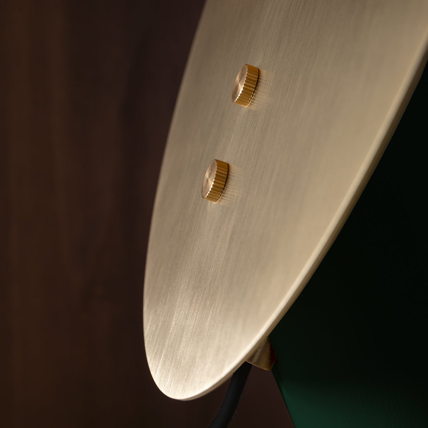 Lampe à poser design durable en hêtre & laiton Céleste - JURIE & JARRE - La Maison MilanaiseCELA01NOBeige LinNoir