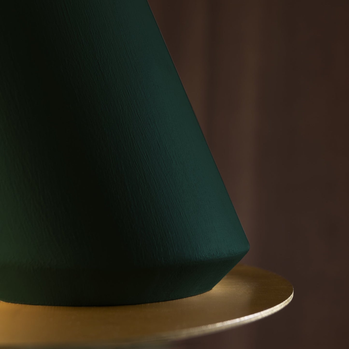 Lampe à poser design durable en hêtre & laiton Céleste - JURIE & JARRE - La Maison MilanaiseCELA01NOBeige LinNoir